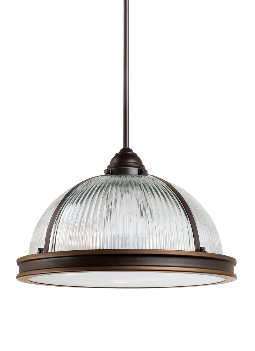 Pratt Street Prismatic 3 Light 16.25 inch Autumn Bronze Pendant Ceiling Light