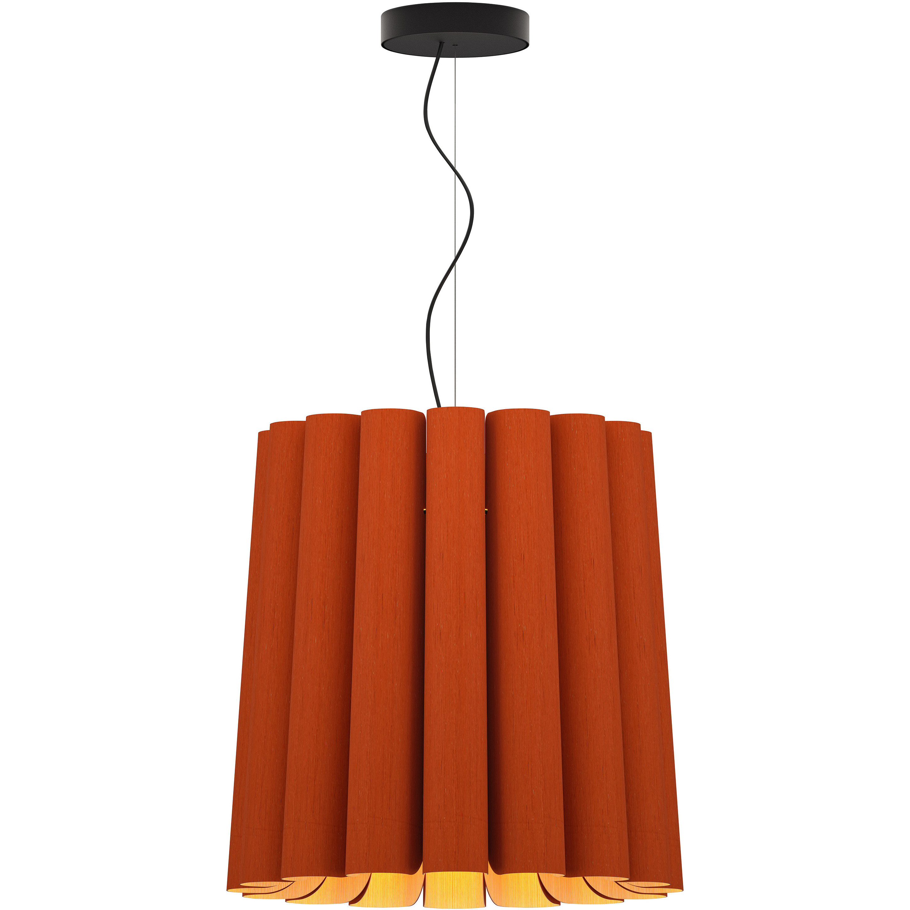 Renata 1 Light 22 inch Terracotta Pendant Ceiling Light in Terracotta/Ash, 22 in / Long, WEP Collection