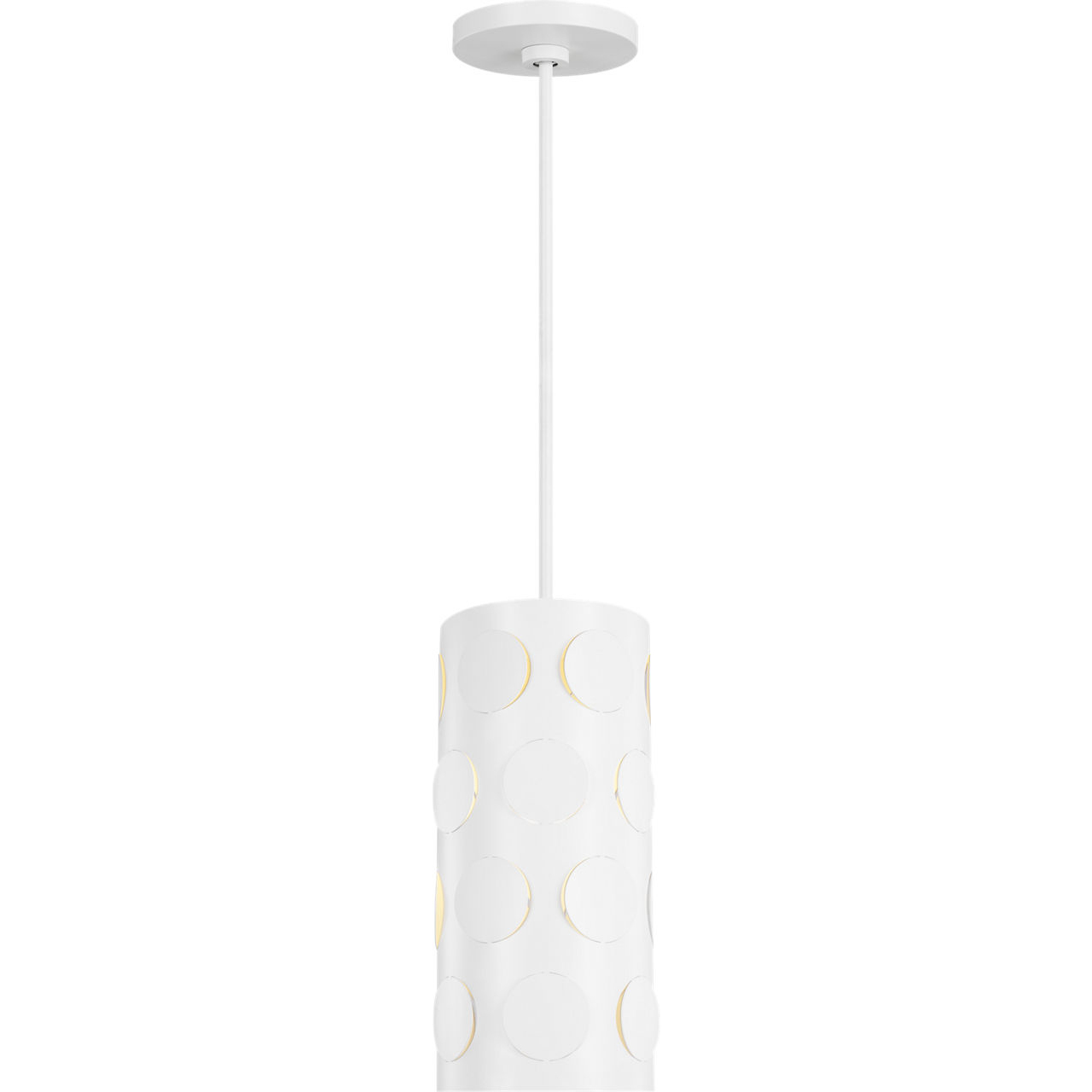 kate spade new york Dottie 1 Light 7.13 inch Matte White Pendant Ceiling Light