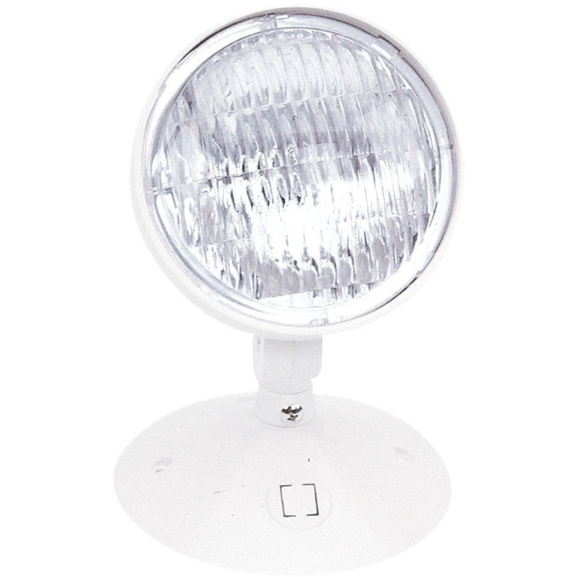 Aaliyah 1 Light White Exit / Emergency Ceiling Light