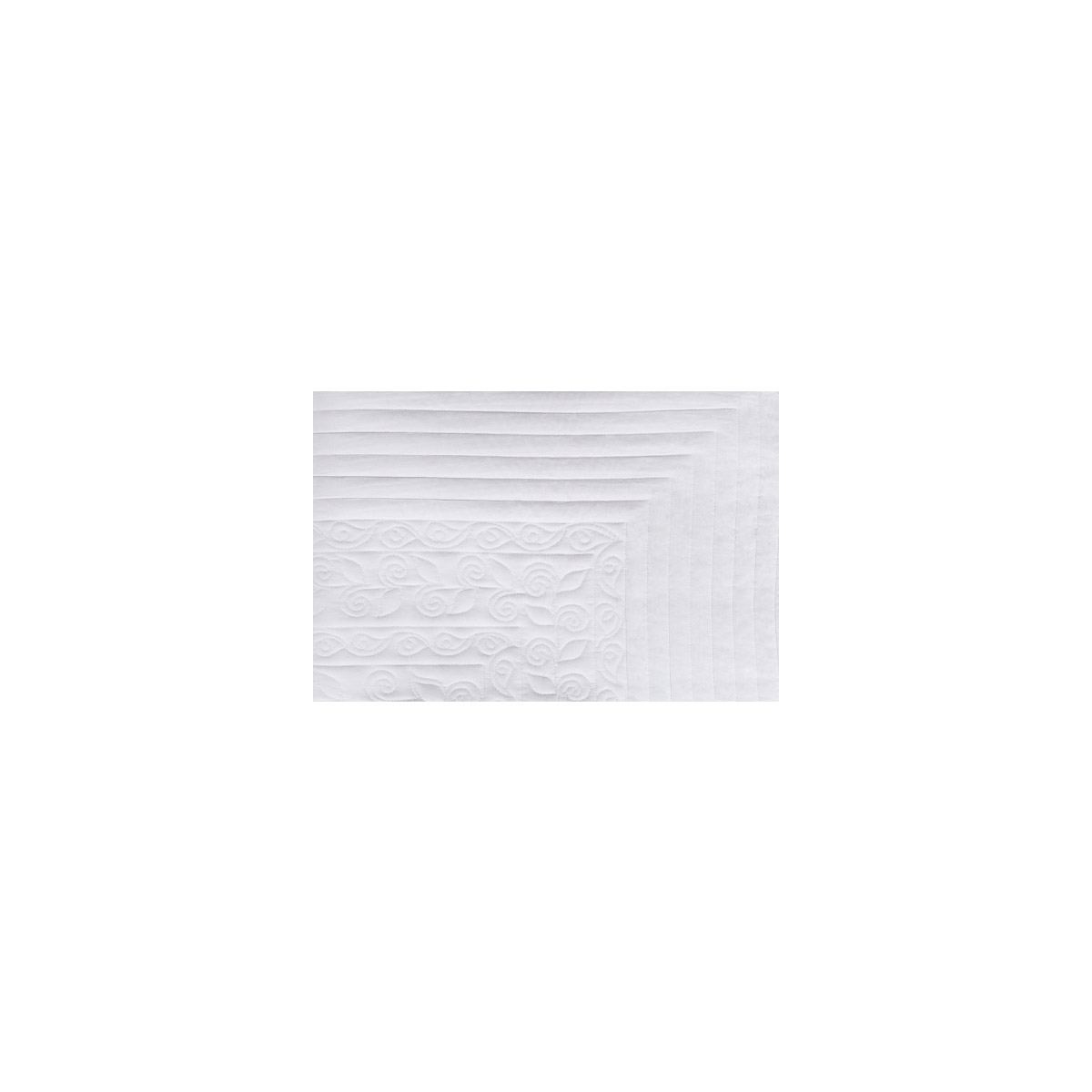 Kiley White Bedding Swatch