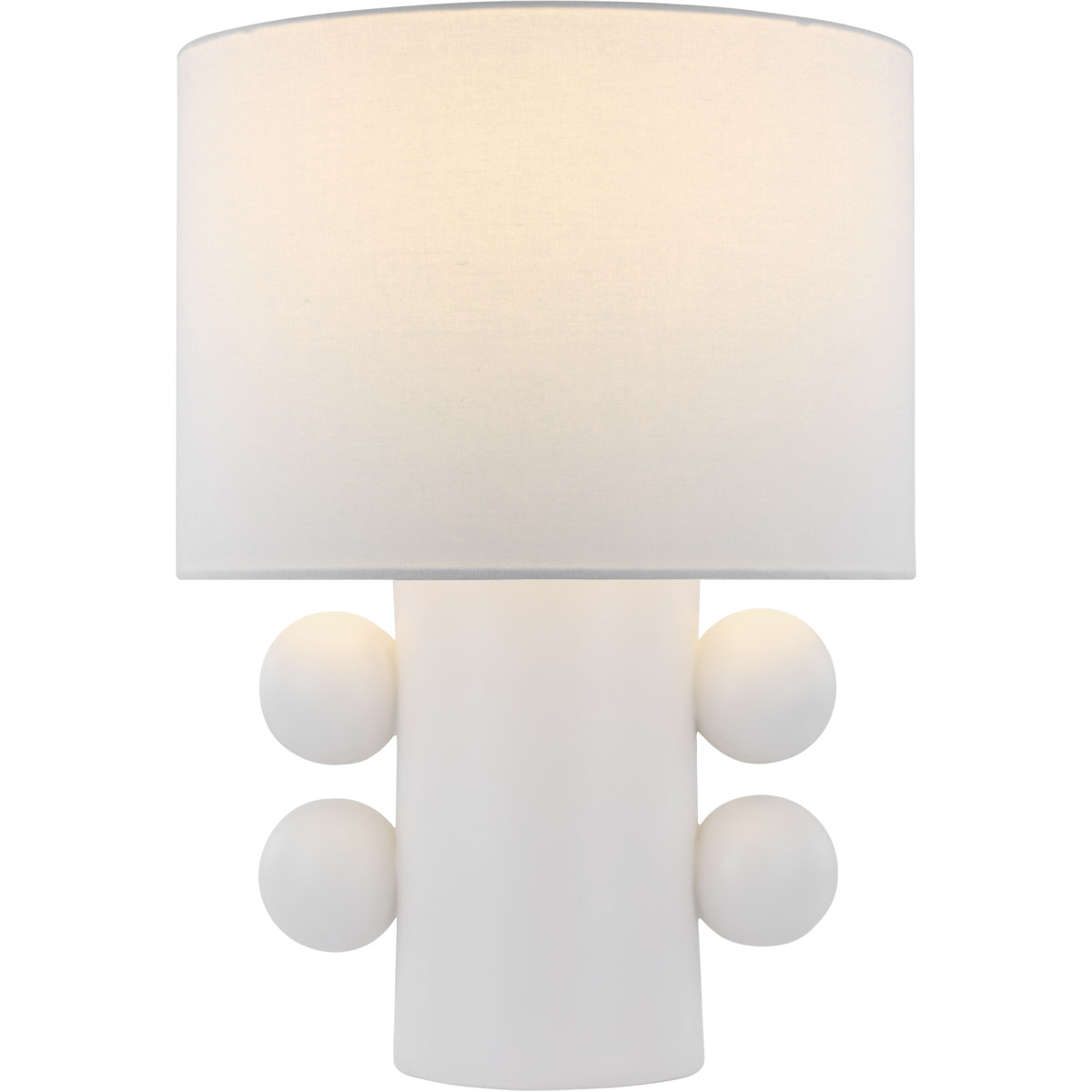 Kelly Wearstler Tiglia 20.5 inch 15 watt Plaster White Table Lamp Portable Light