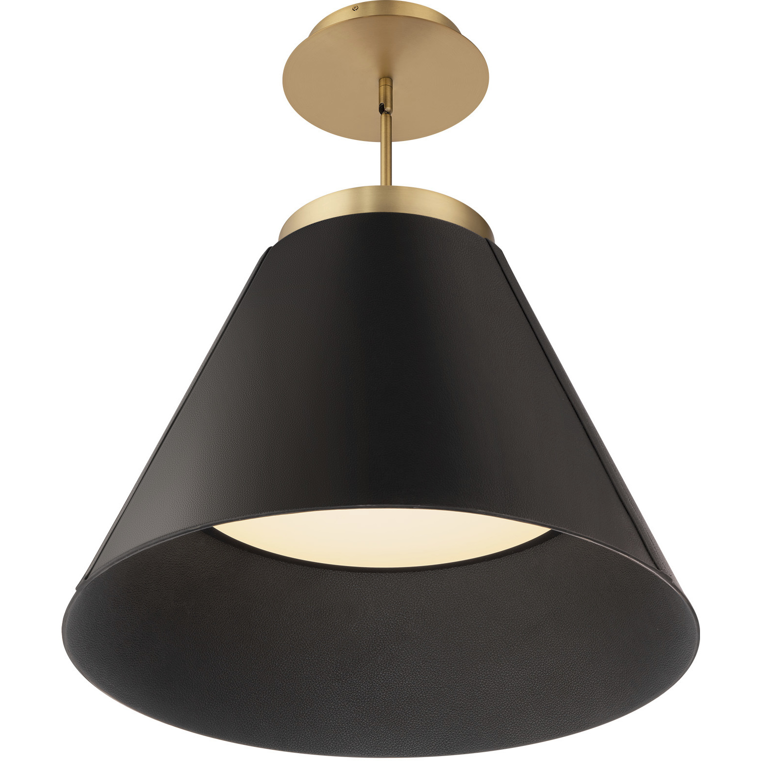 Bentley LED 24.13 inch Black and Aged Brass Pendant Ceiling Light