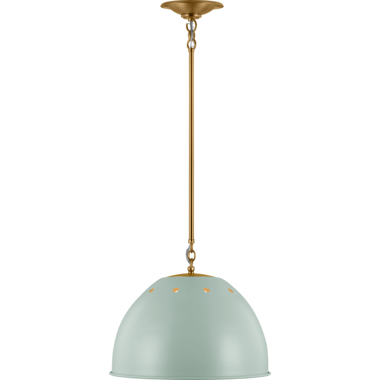 TOB by Thomas O'Brien Robbie 1 Light 15.38 inch Eucalyptus Pendant Ceiling Light