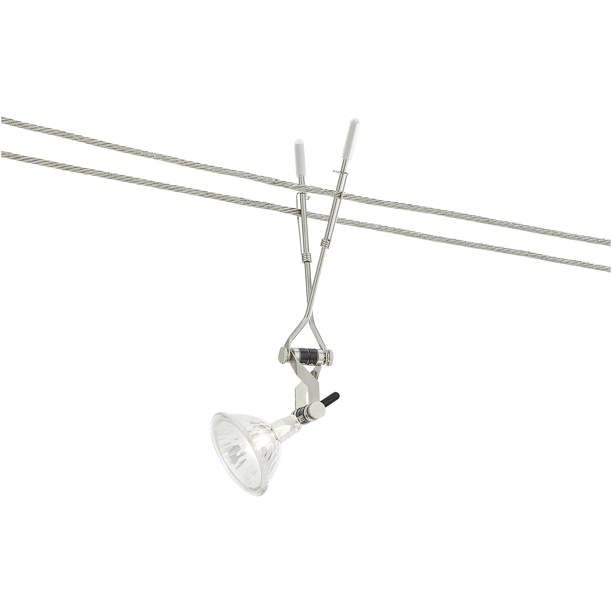 K Jane 1 Light 12 Satin Nickel Low-Voltage Track Head Ceiling Light in 5 inch