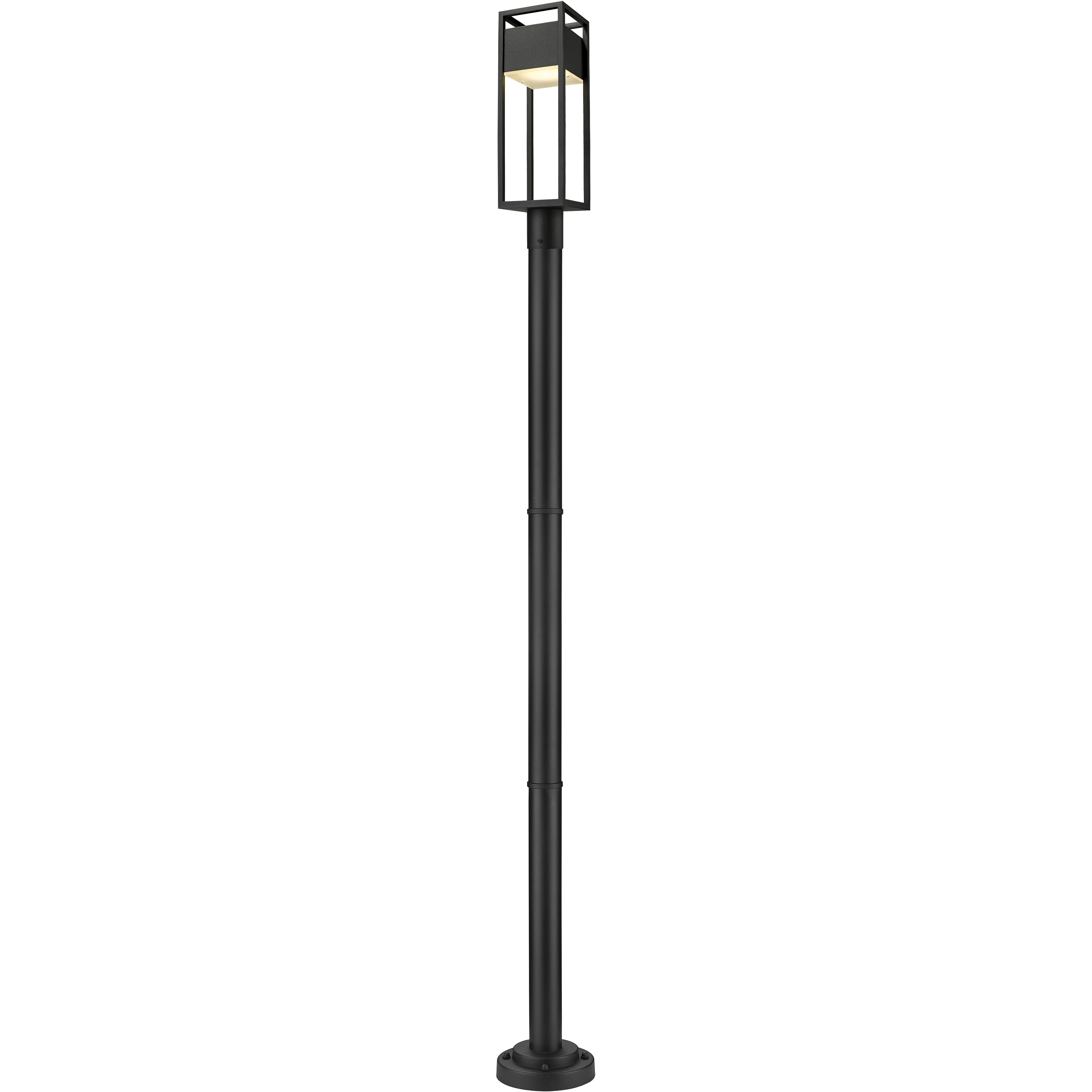 Barwick LED 95 inch Black Outdoor Post Mounted Fixture