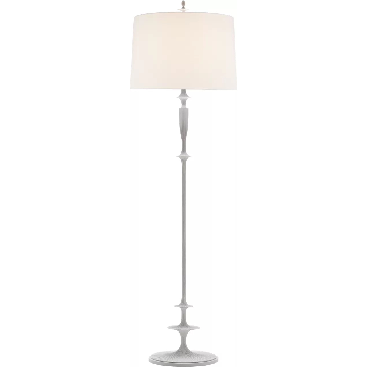 Barbara Barry Lotus 68.5 inch 150 watt Plaster White Floor Lamp Portable Light in Linen