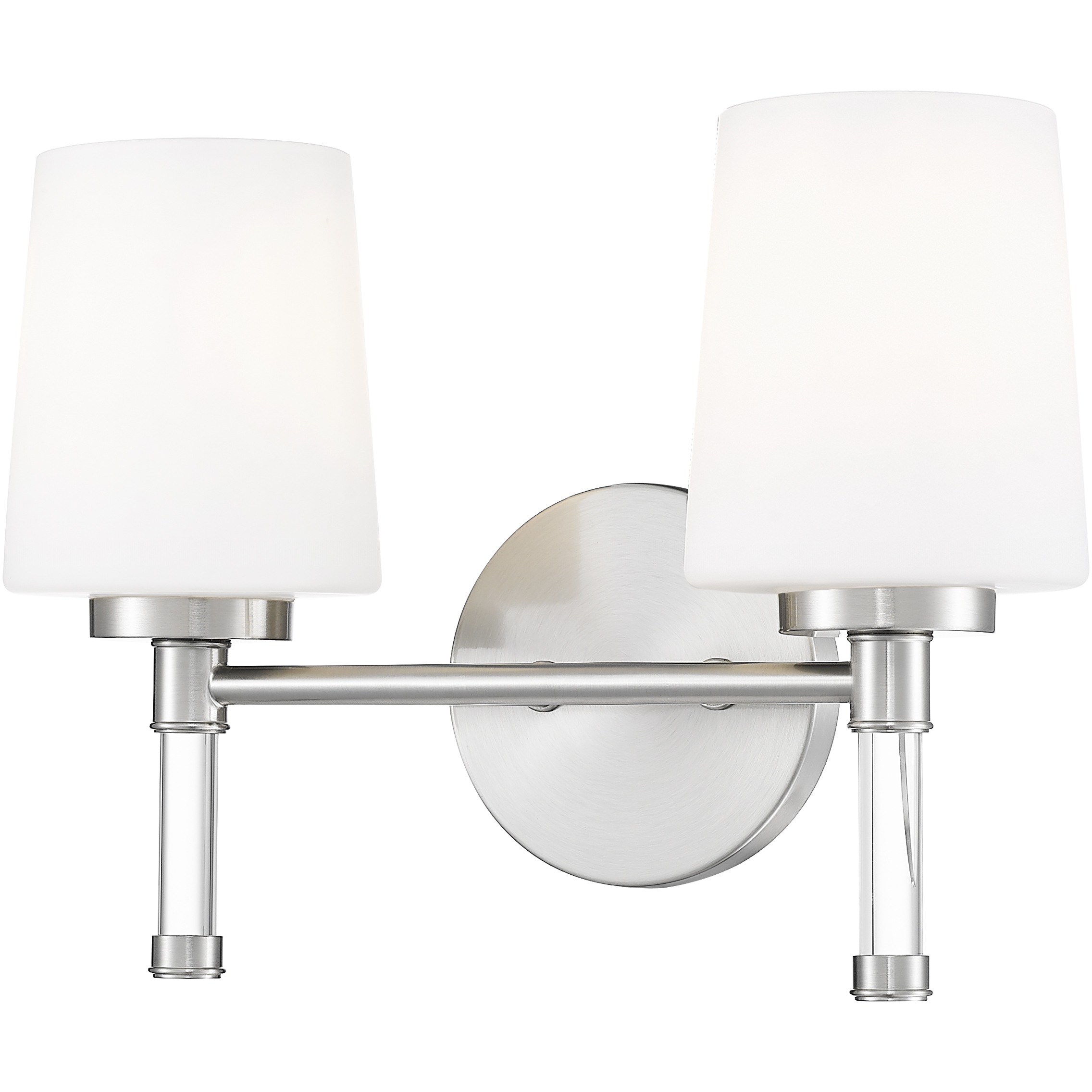 Henri Vanity Wall Light in Brushed Nickel
