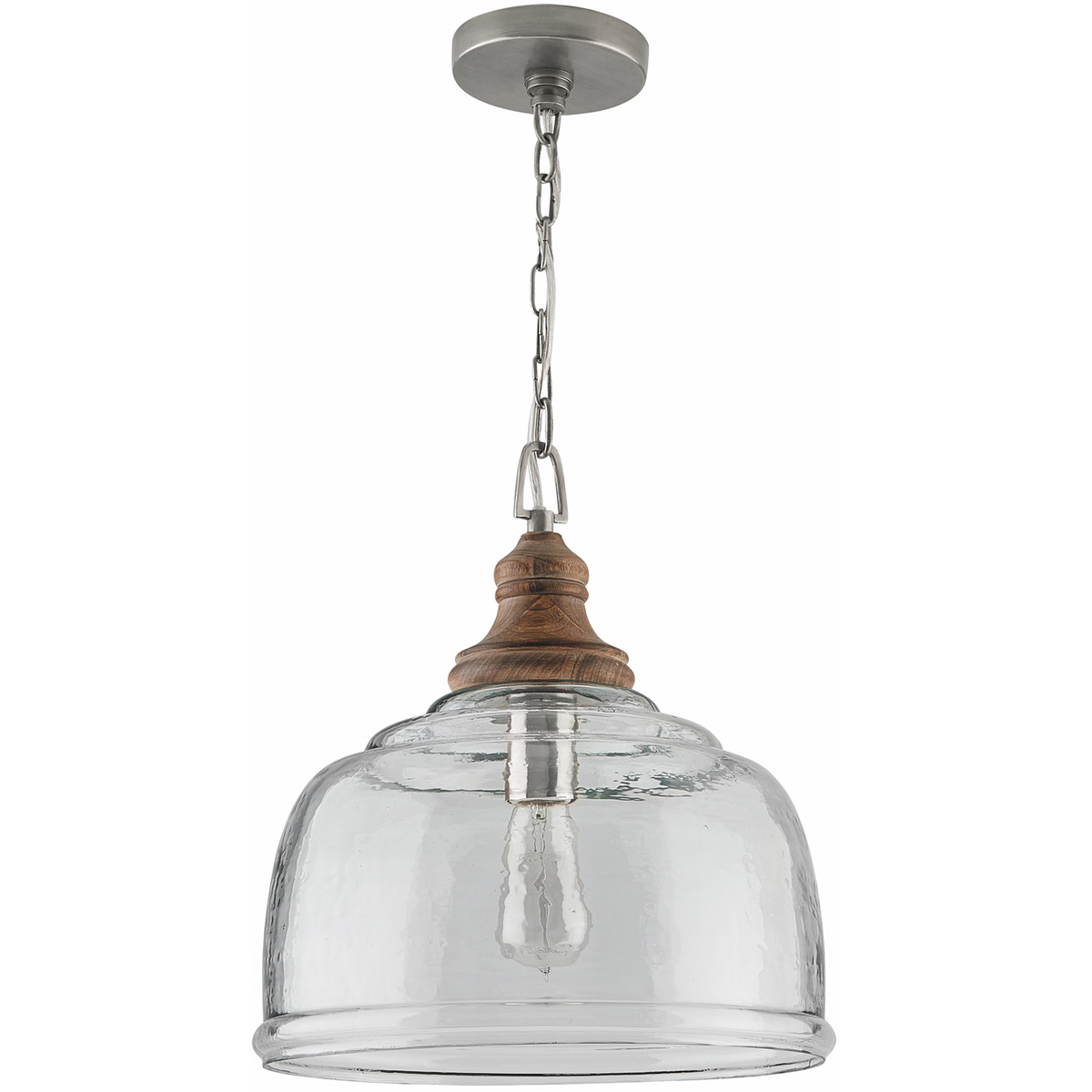 Julian 1 Light 14 inch Grey Wash Pendant Ceiling Light
