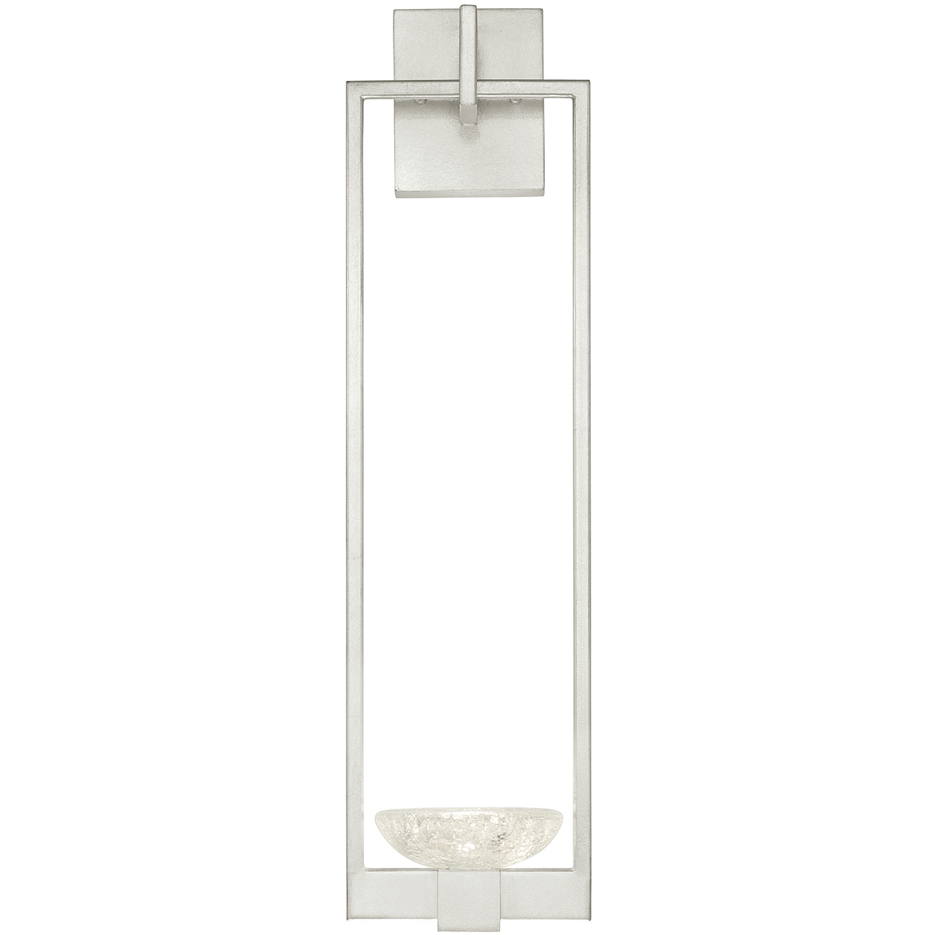 Delphi LED 7 inch Silver Sconce Wall Light