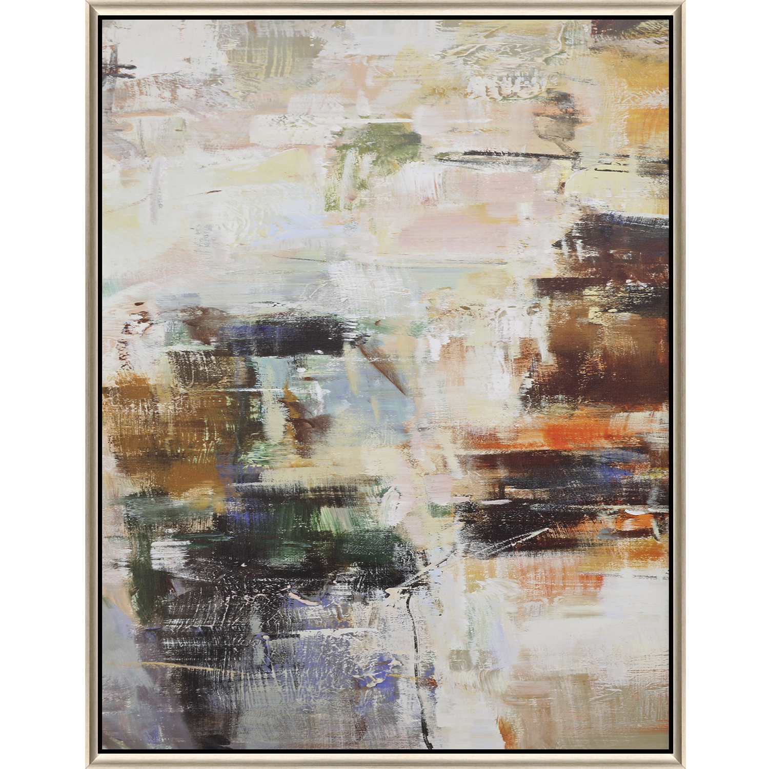 Sedona Multi and Black and Brown and Orange Canvas