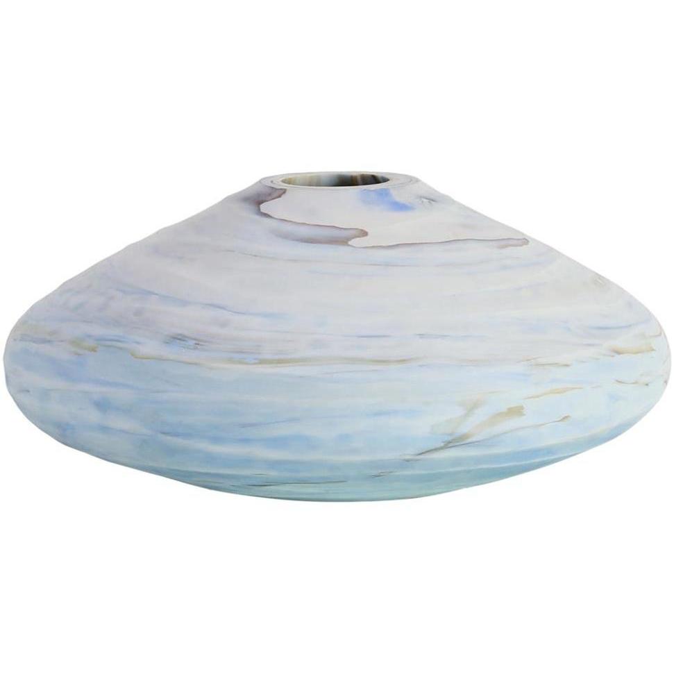 Twirling Vapors 14.5 X 7 inch Vase, Small