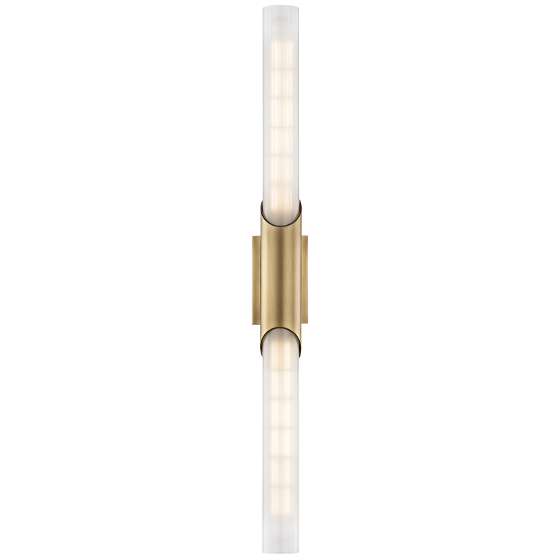 Pylon LED 2.75 inch Aged Brass ADA Wall Sconce Wall Light