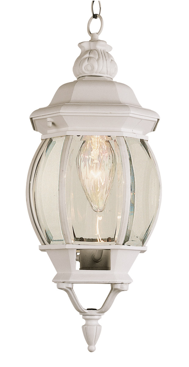 Parsons 1 Light 6.5 inch White Outdoor Hanging Lantern