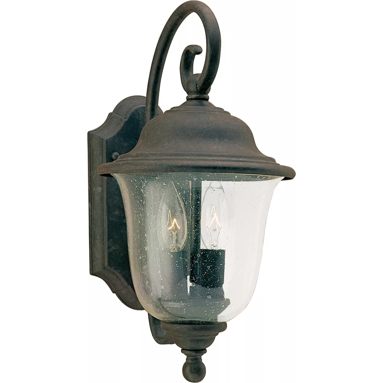 Trafalgar 2 Light 14.75 inch Oxidized Bronze Outdoor Wall Lantern, Medium