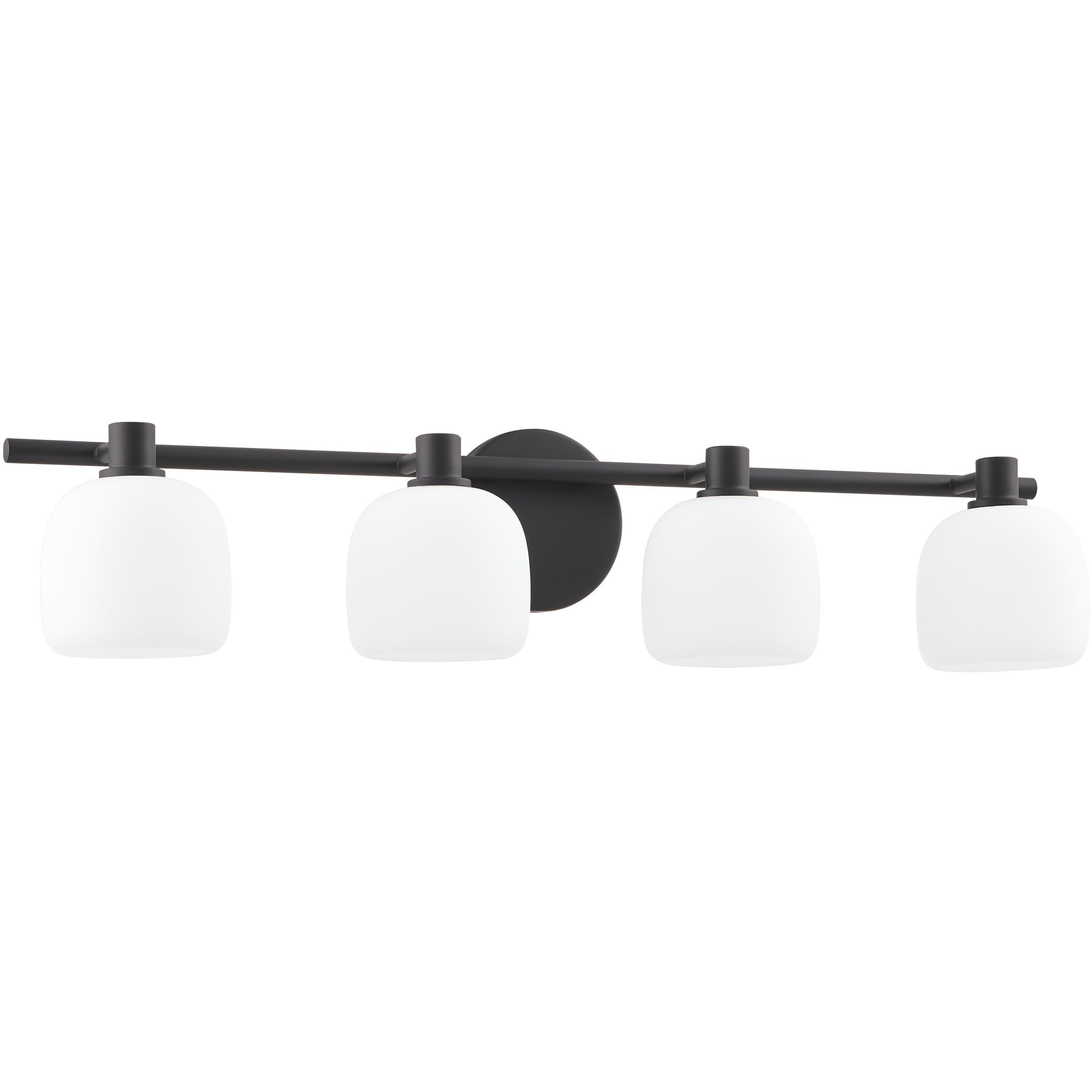 Valentina 4 Light 30 inch Matte Black Vanity Light Wall Light
