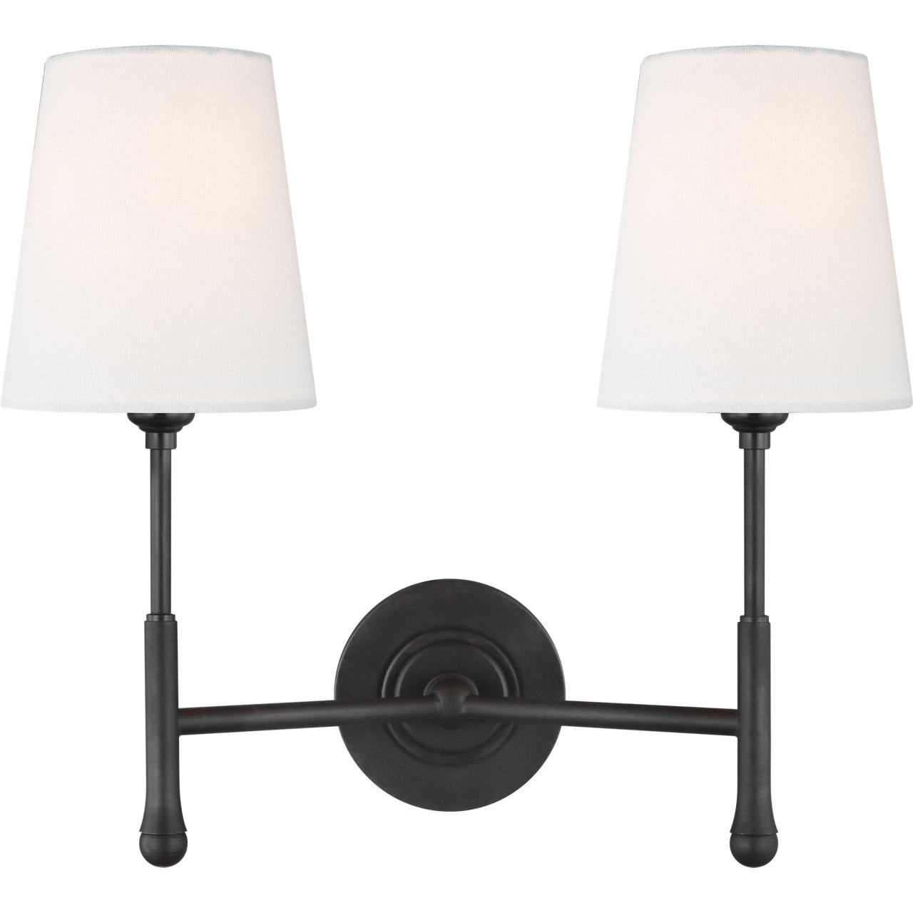 TOB by Thomas O'Brien Capri 2 Light 16 inch Aged Iron Wall Sconce Wall Light