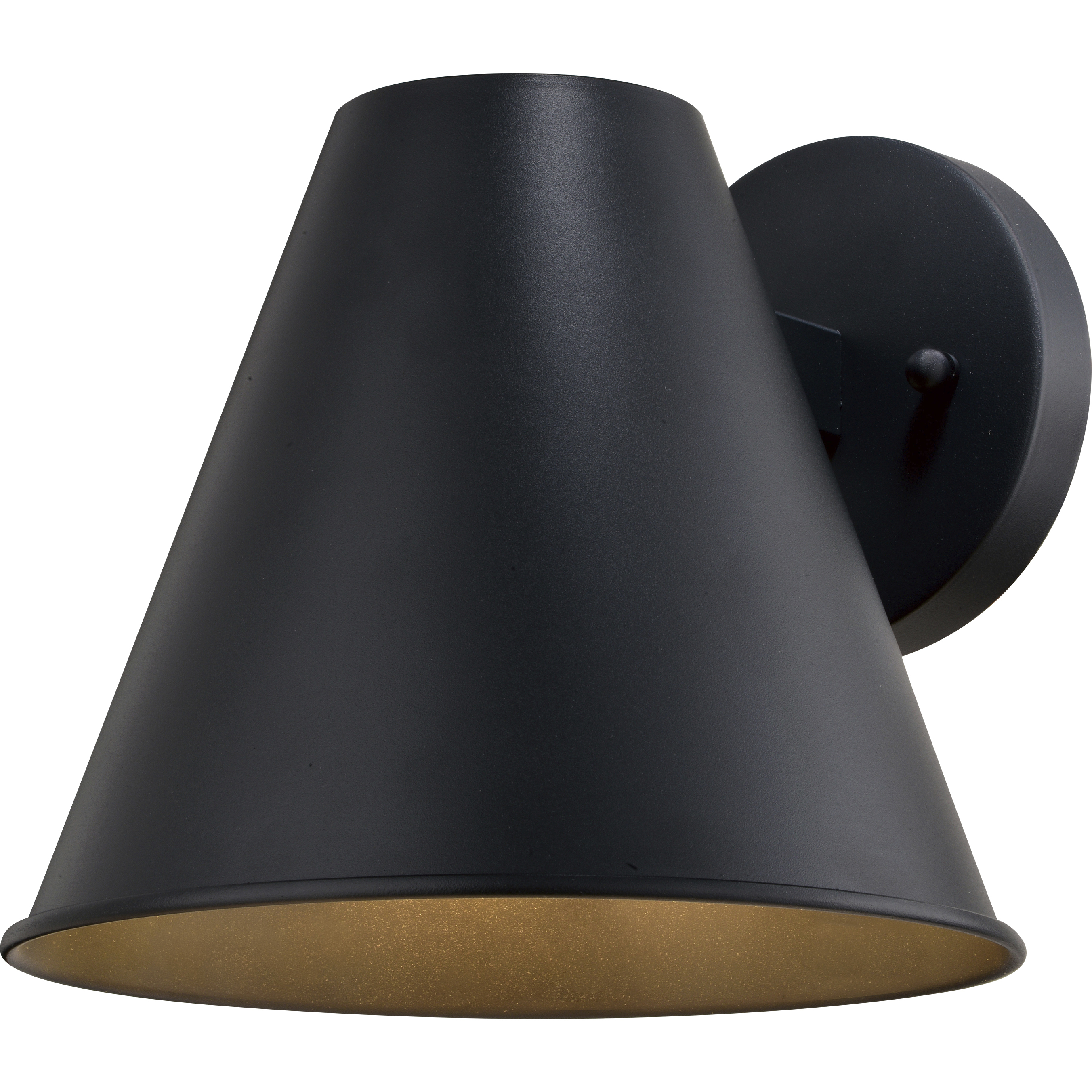 Smith LED 8 inch Textured Black Outdoor Wall