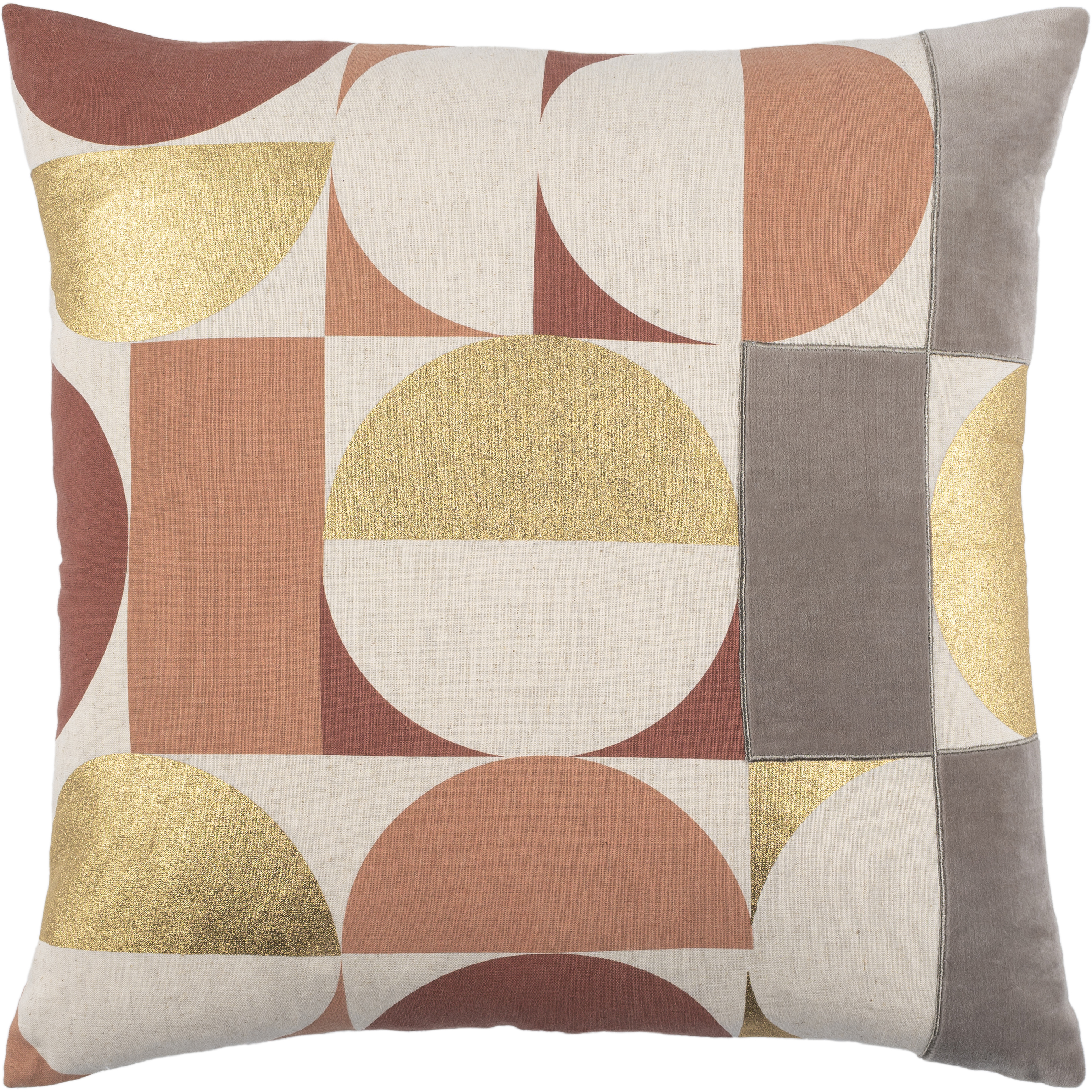 Sonja 20 inch Brick Red Pillow Kit in 20 x 20, Square