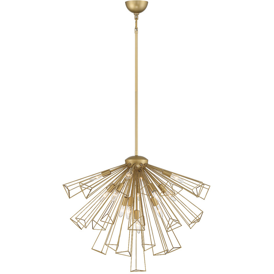 Dendelio 13 Light 30 inch Gold Chandelier Ceiling Light