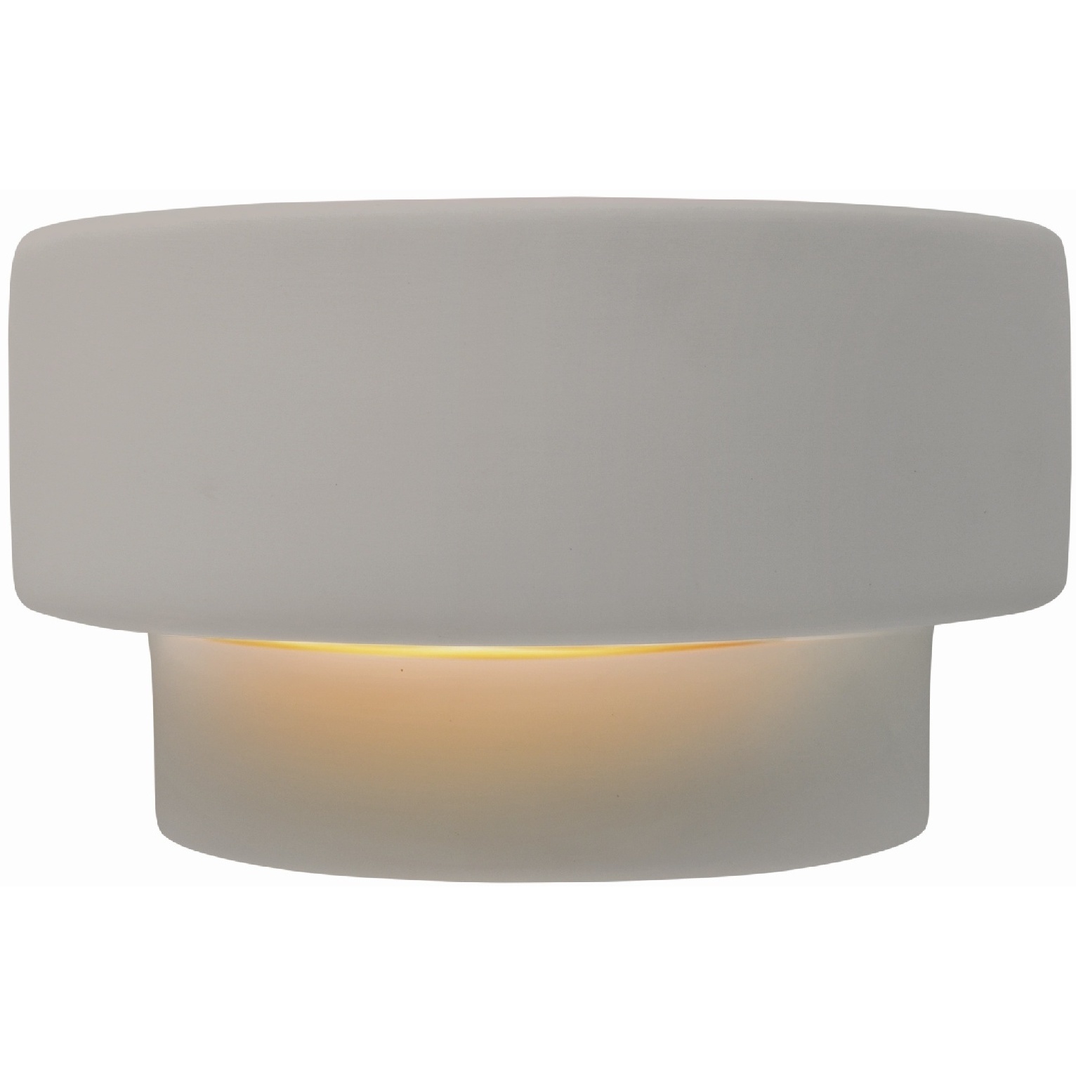 Ambiance LED 10 inch Matte White/Champagne Gold ADA Wall Sconce Wall Light