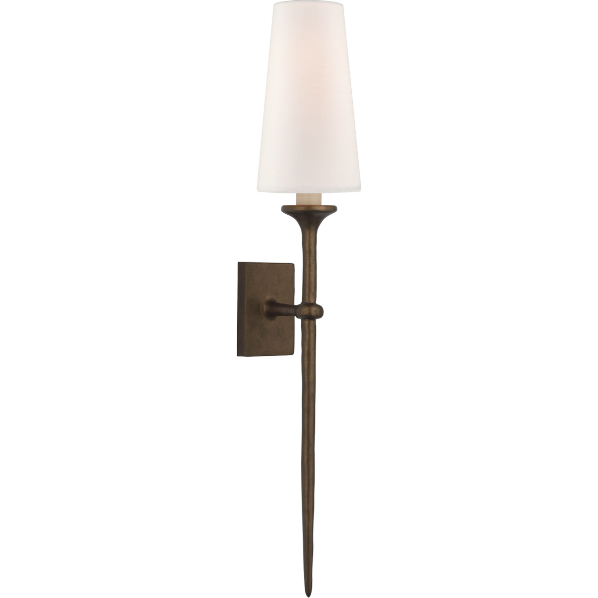 Julie Neill Iberia 1 Light 4.5 inch Antique Bronze Leaf Single Sconce Wall Light