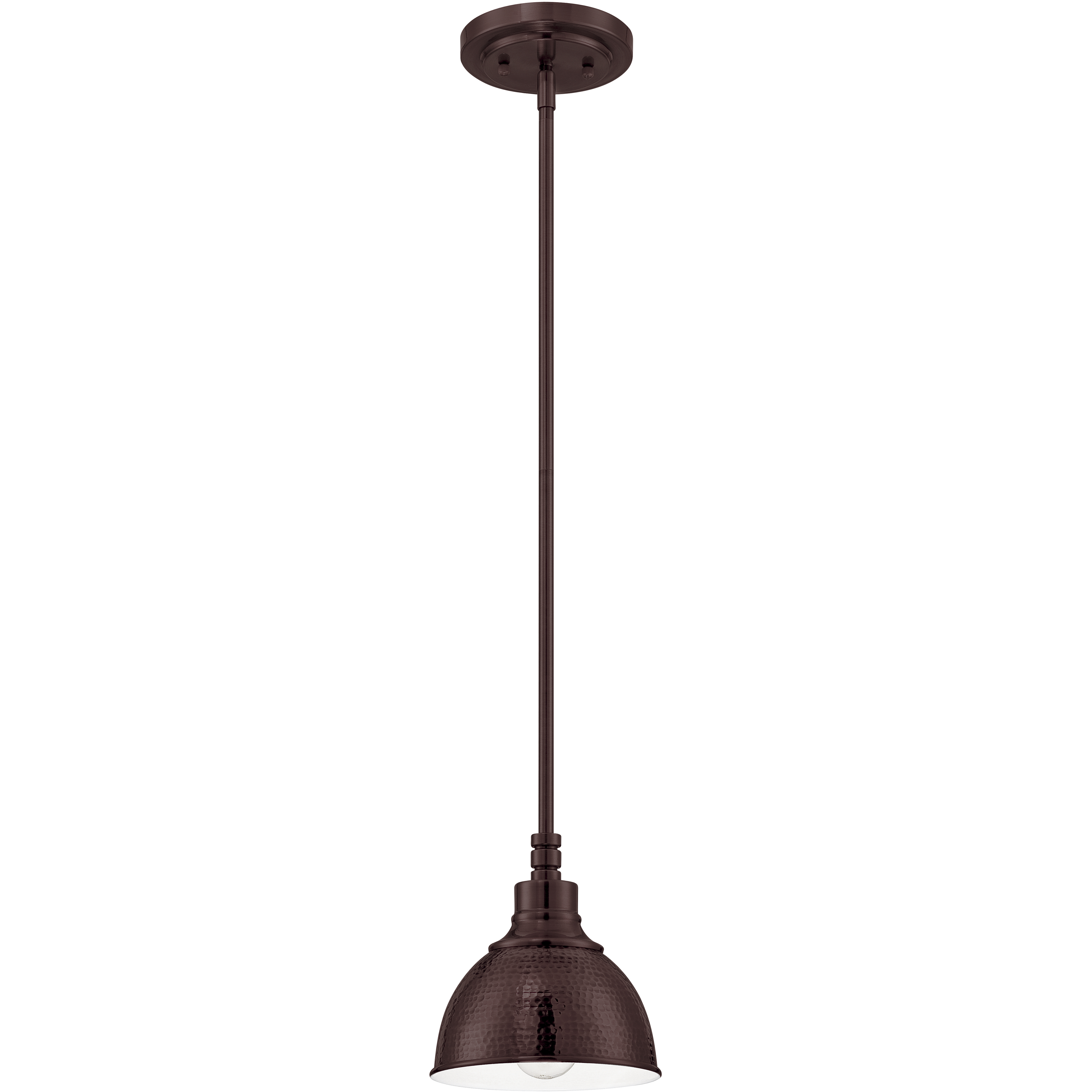 Timarron 1 Light 7.5 inch Aged Bronze Brushed Mini Pendant Ceiling Light