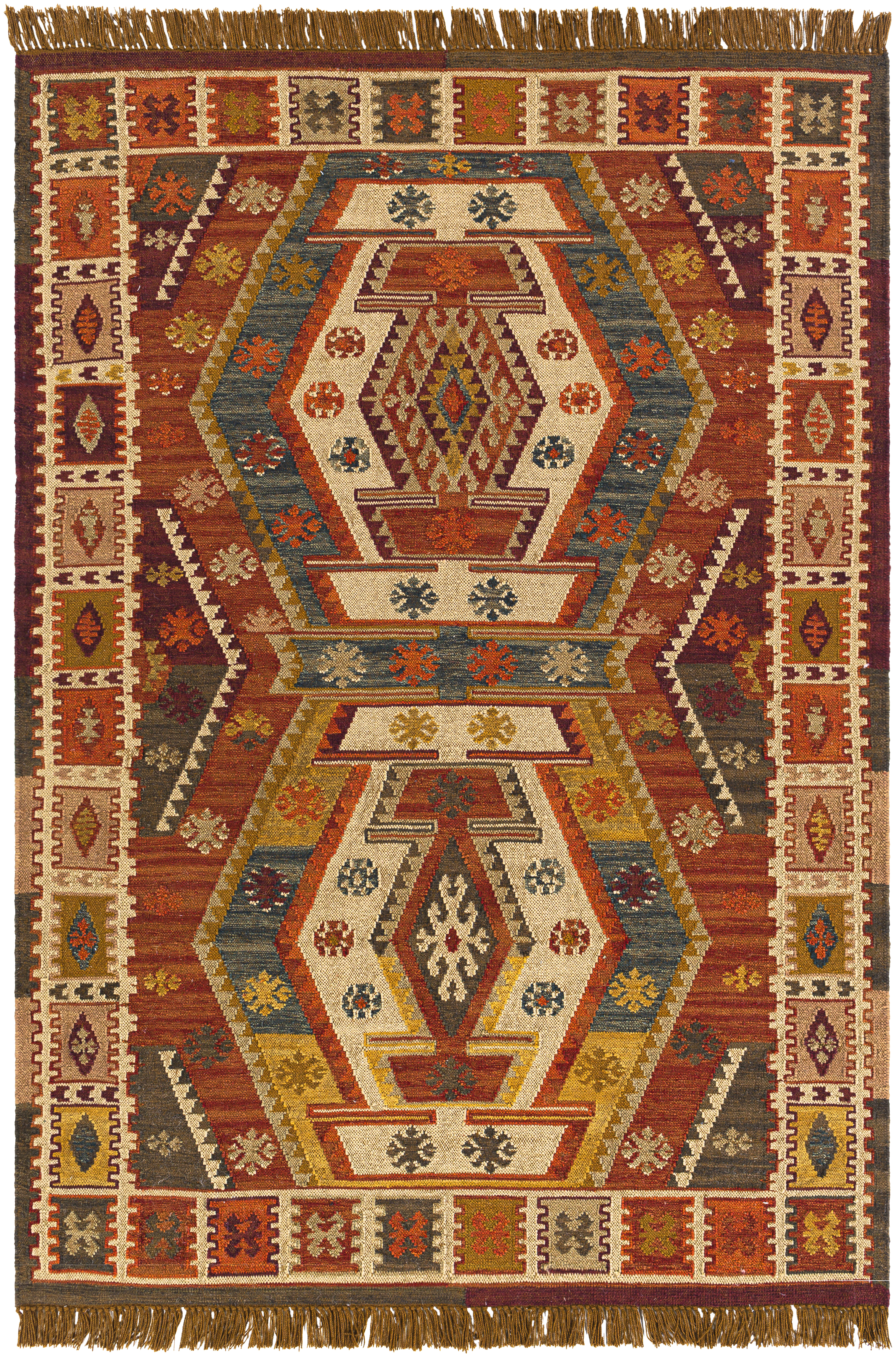 Bursa 36 X 24 inch Light Beige Rug in 2 x 3, Rectangle