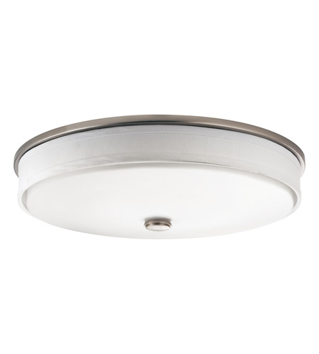 Ceiling Space LED 17 inch Brushed Nickel Flush Mount Light Ceiling Light