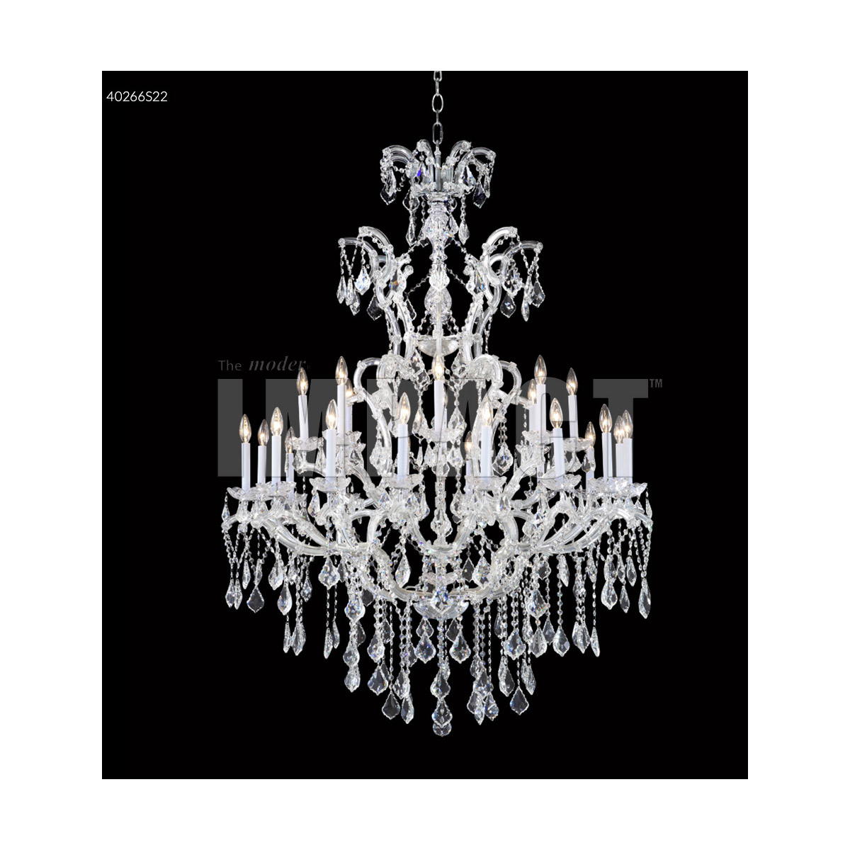 Maria Theresa 24 Light 46 inch Gold Lustre Entry Chandelier Ceiling Light, Large