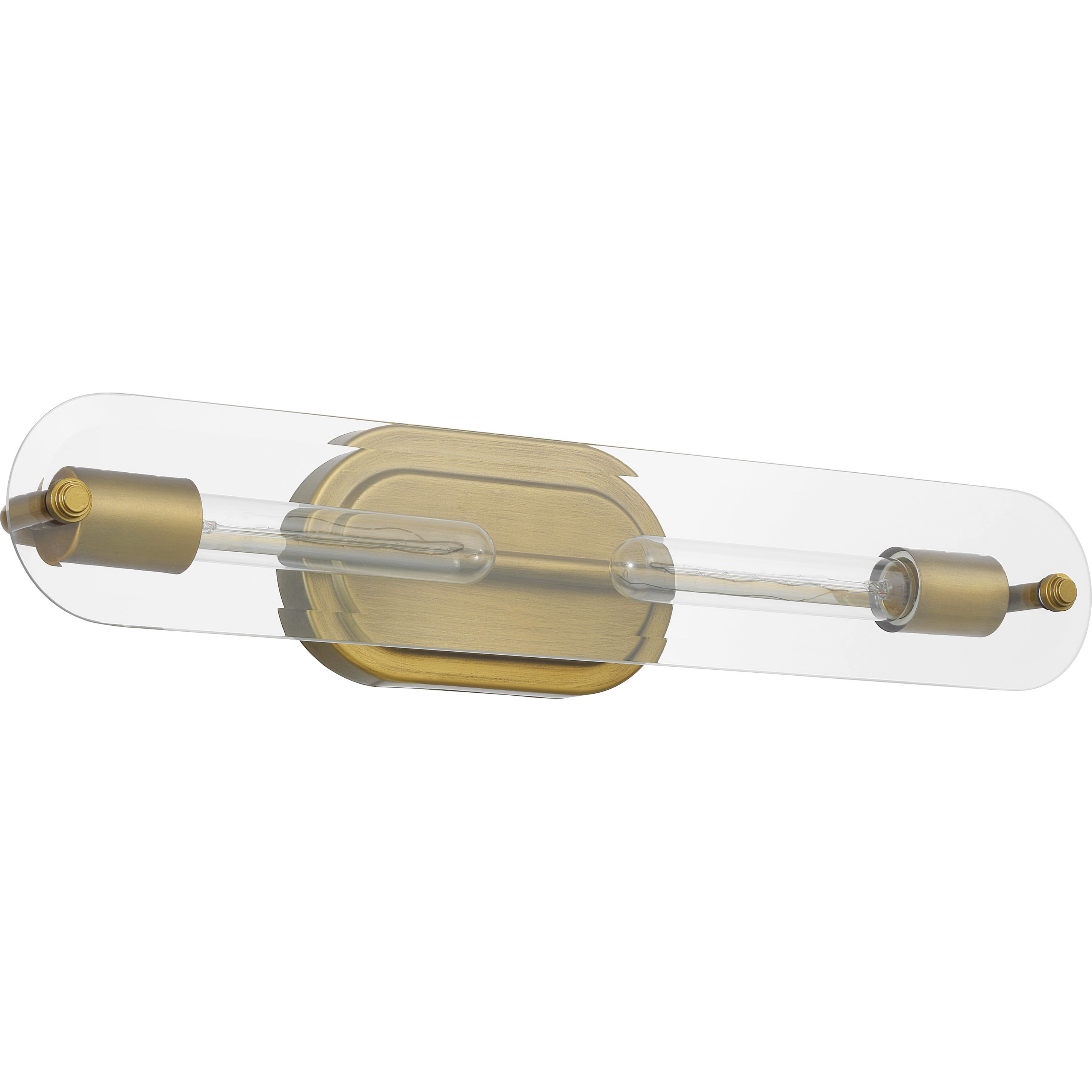 Teton 2 Light 22 inch Natural Brass Bathroom Vanity Light Wall Light