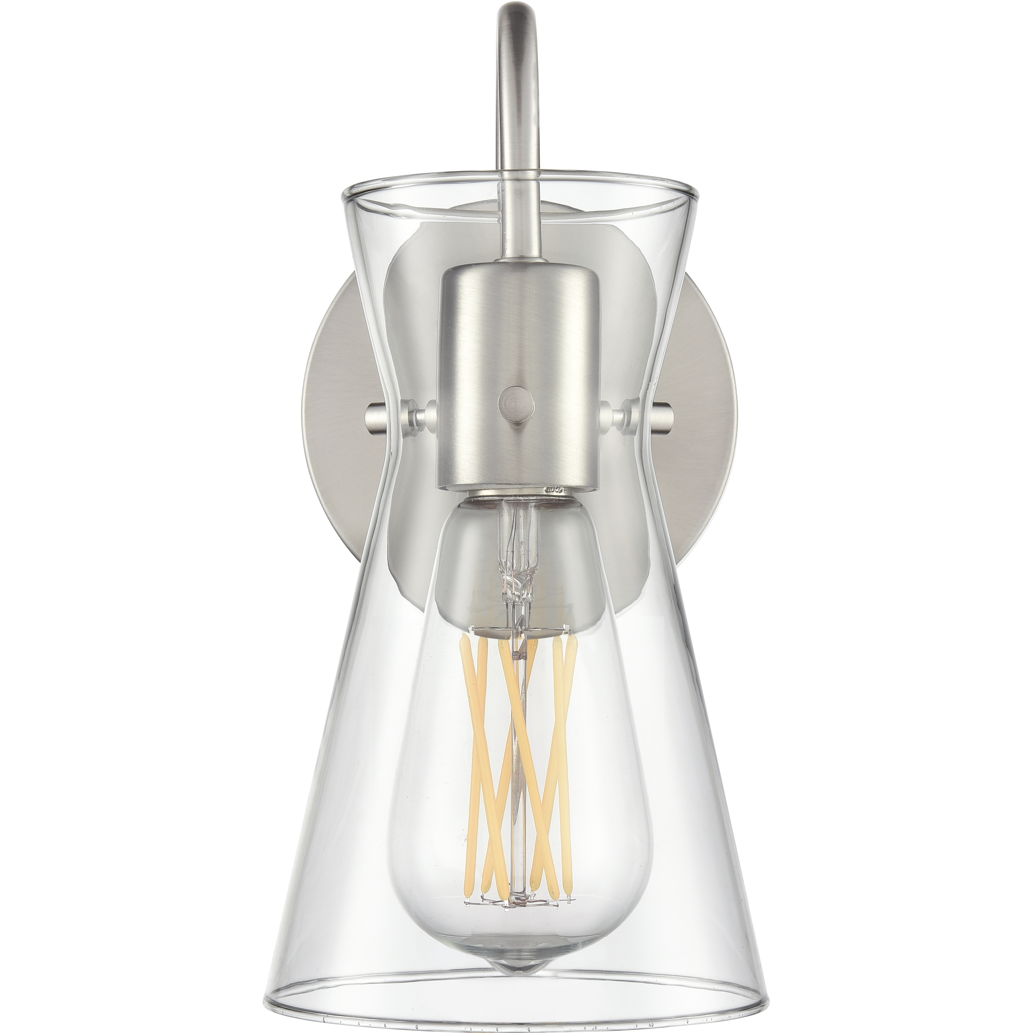 Camellia Wall Sconce Wall Light in Brushed Nickel