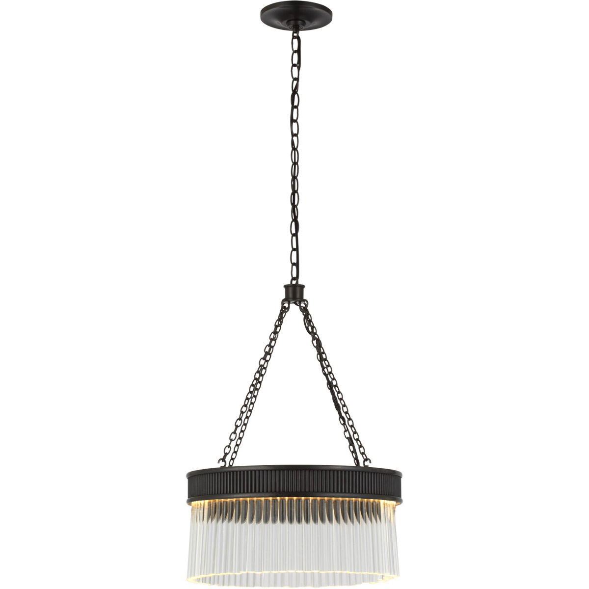 Marie Flanigan Menil LED 15.25 inch Bronze Chandelier Ceiling Light, Medium