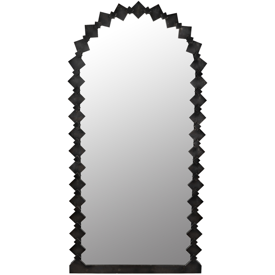 Aya 79 X 40 inch Unfinished Industrial Steel Mirror