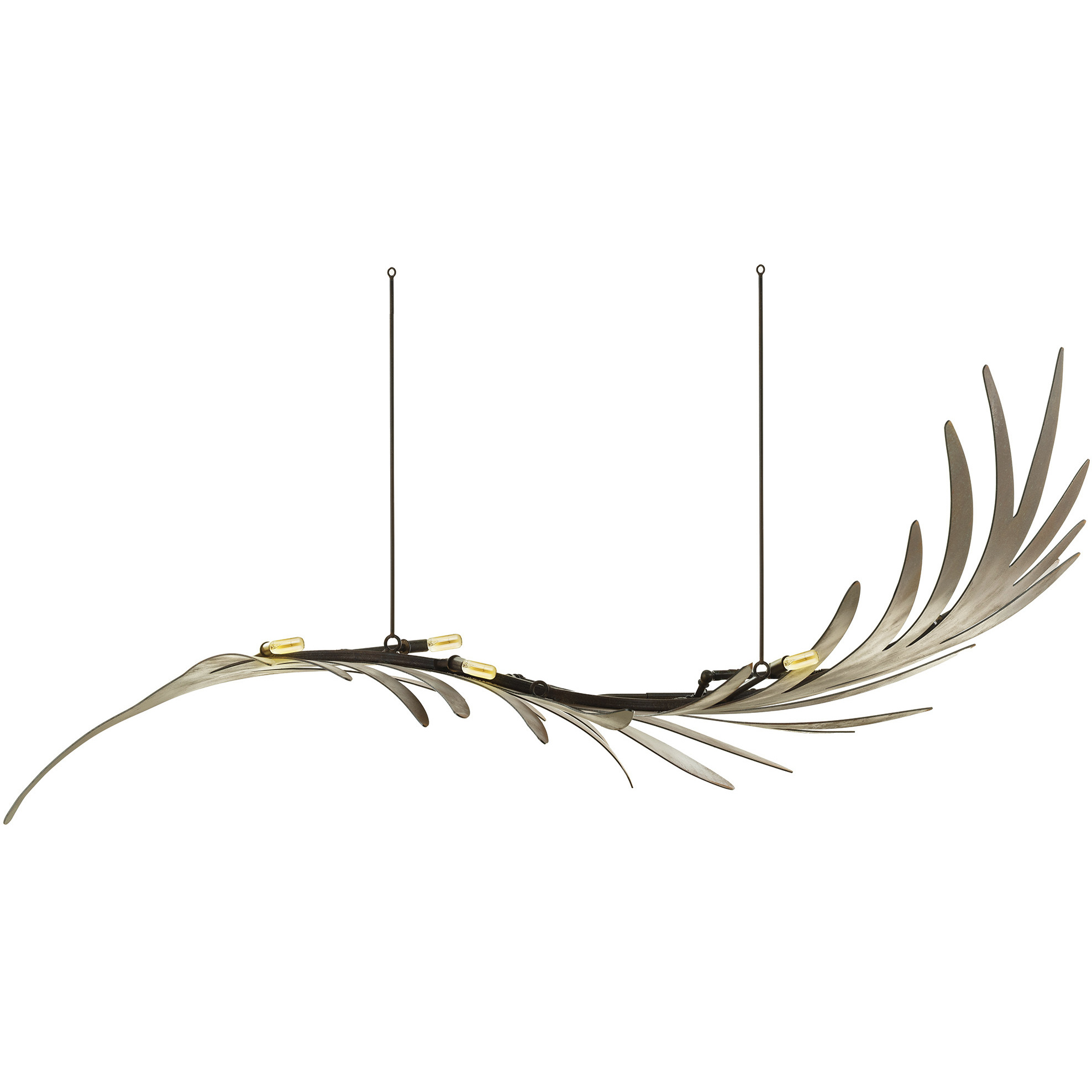 Lowcountry 8 Light Slate Patina Chandelier Ceiling Light