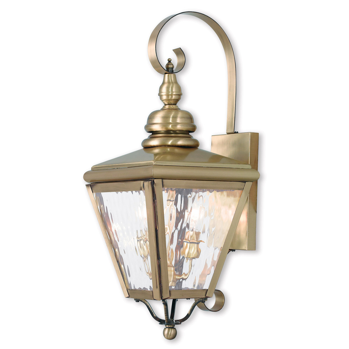 Livex 2031-01 Cambridge 2 Light 22 inch Antique Brass