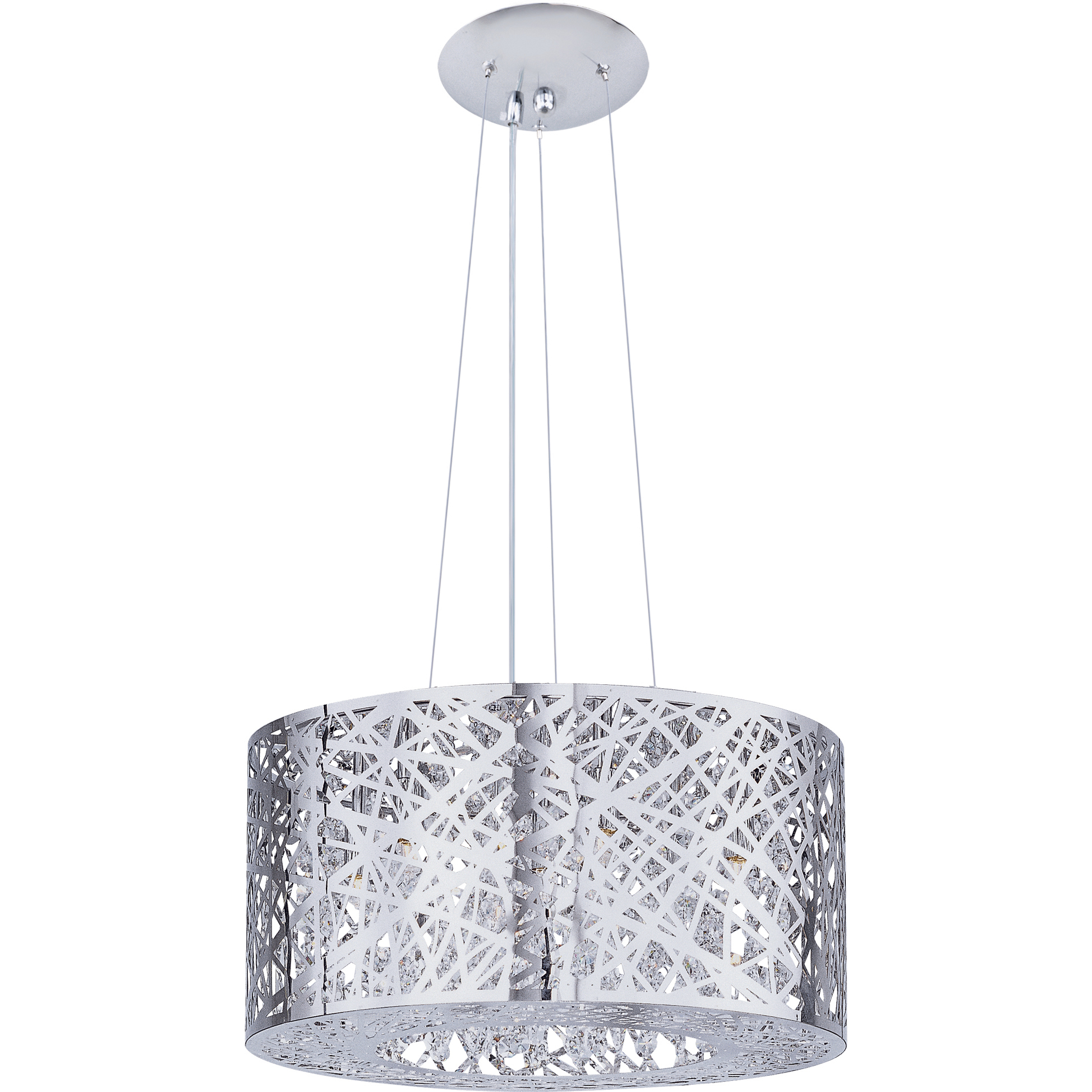Troy LED 15.75 inch Polished Chrome Multi-Light Pendant Ceiling Light