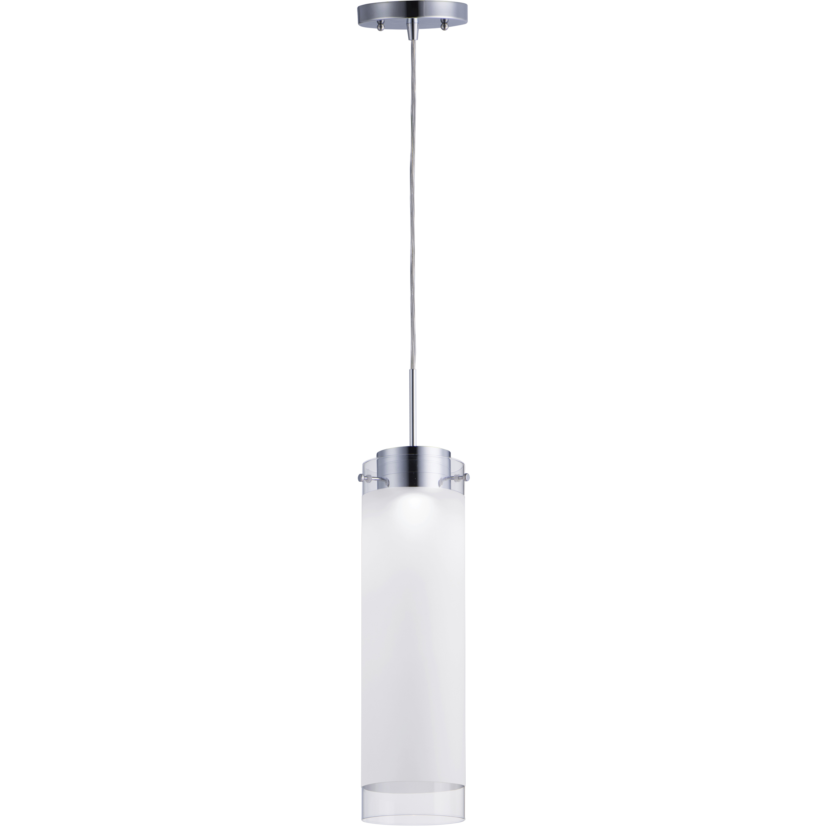 Scope LED 4.75 inch Polished Chrome Single Pendant Ceiling Light
