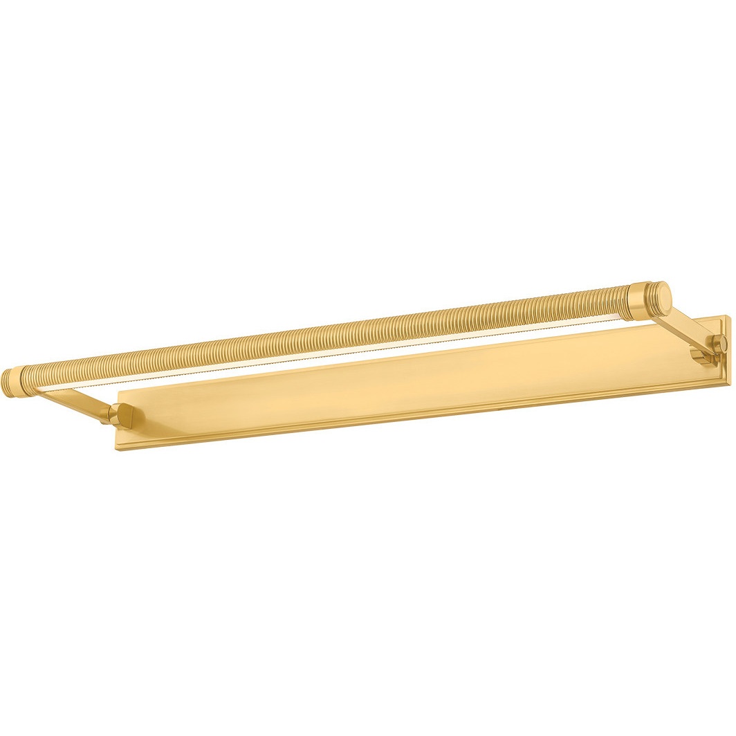 Duell 20 watt 30 inch Aged Brass Picture Light Wall Light