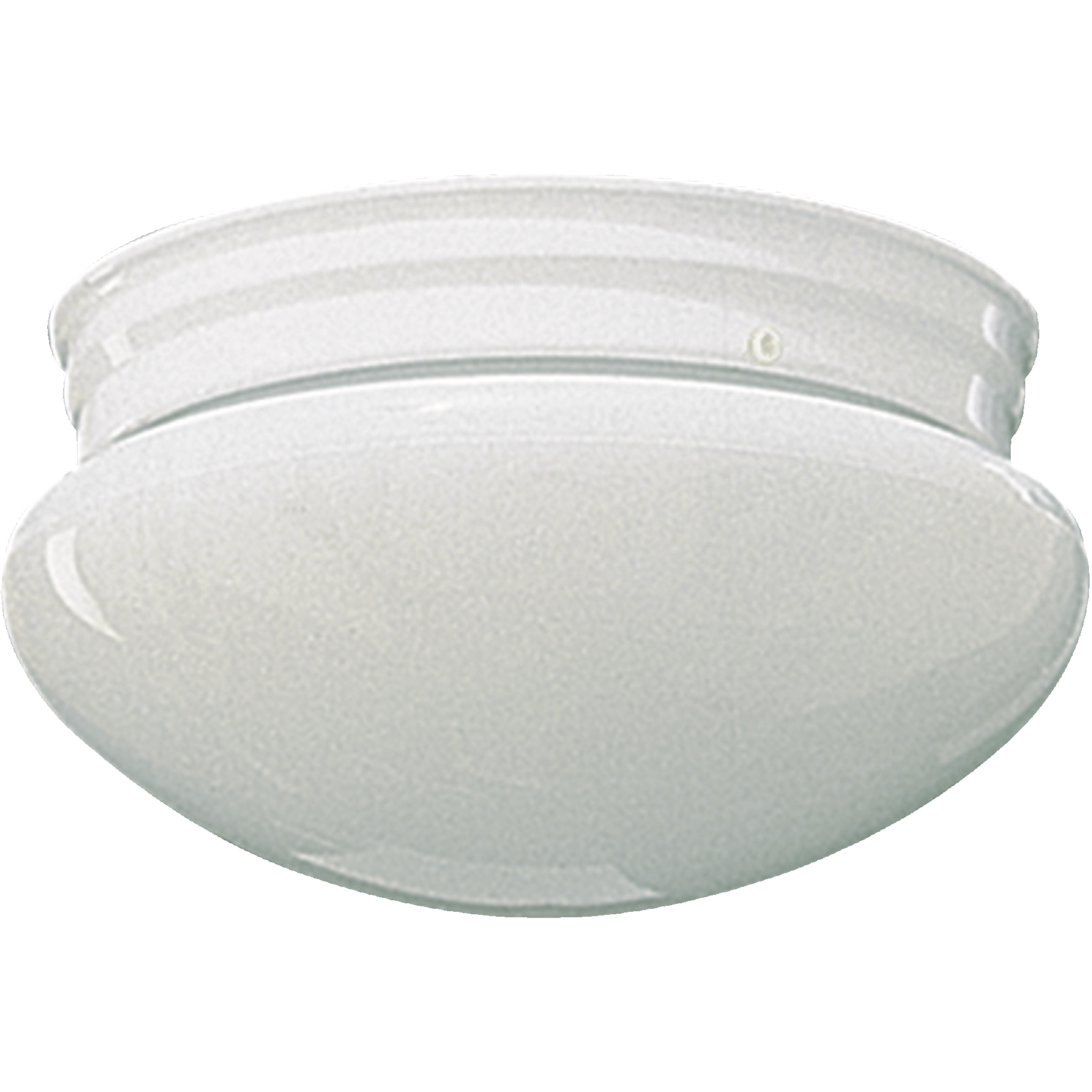 Mushroom 1 Light 6.75 inch White Flush Mount Ceiling Light