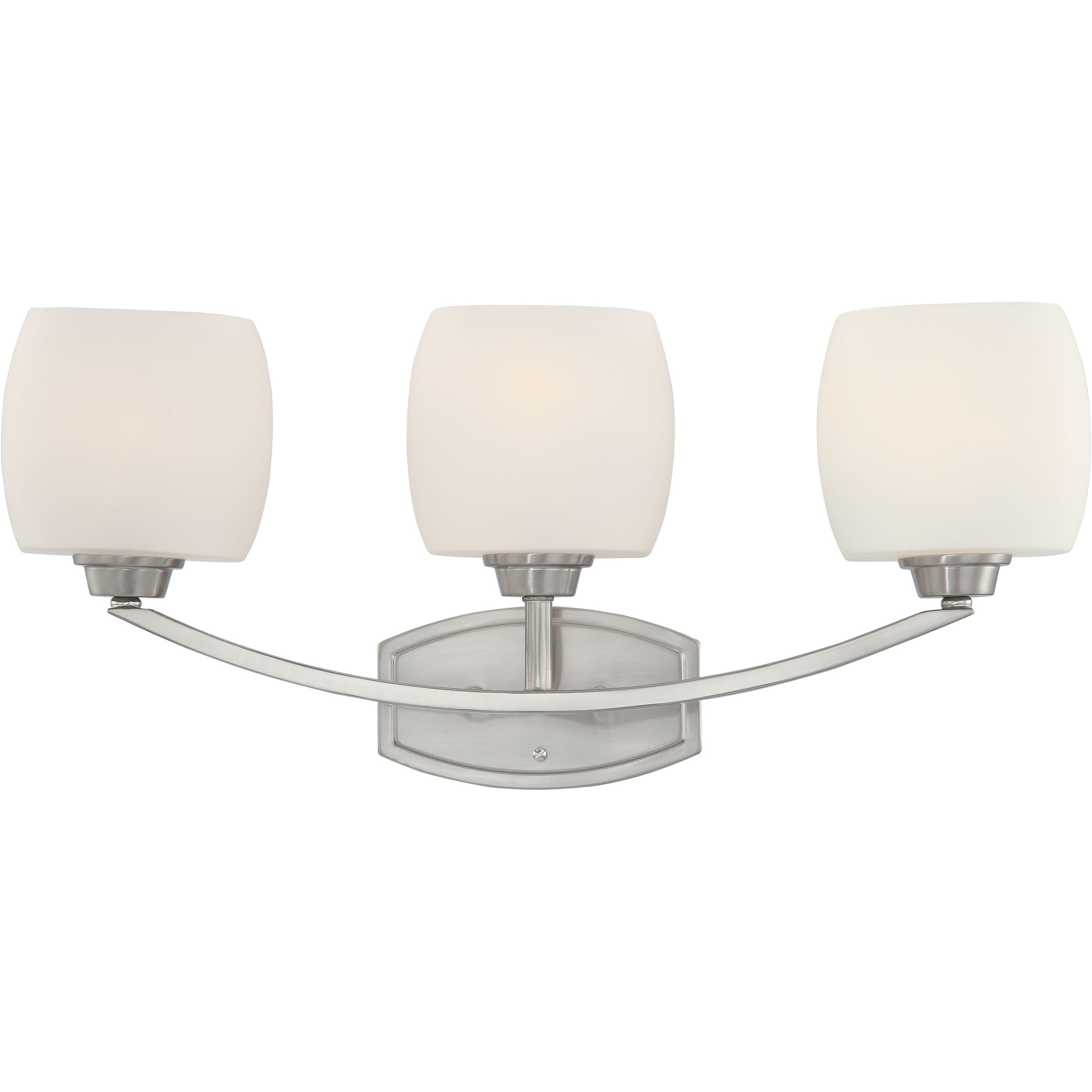 Helium 3 Light 24.5 inch Brushed Nickel Vanity Light Wall Light