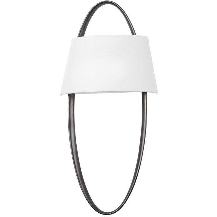 Dubai LED 14 inch Black Silver Leaf ADA Wall Sconce Wall Light