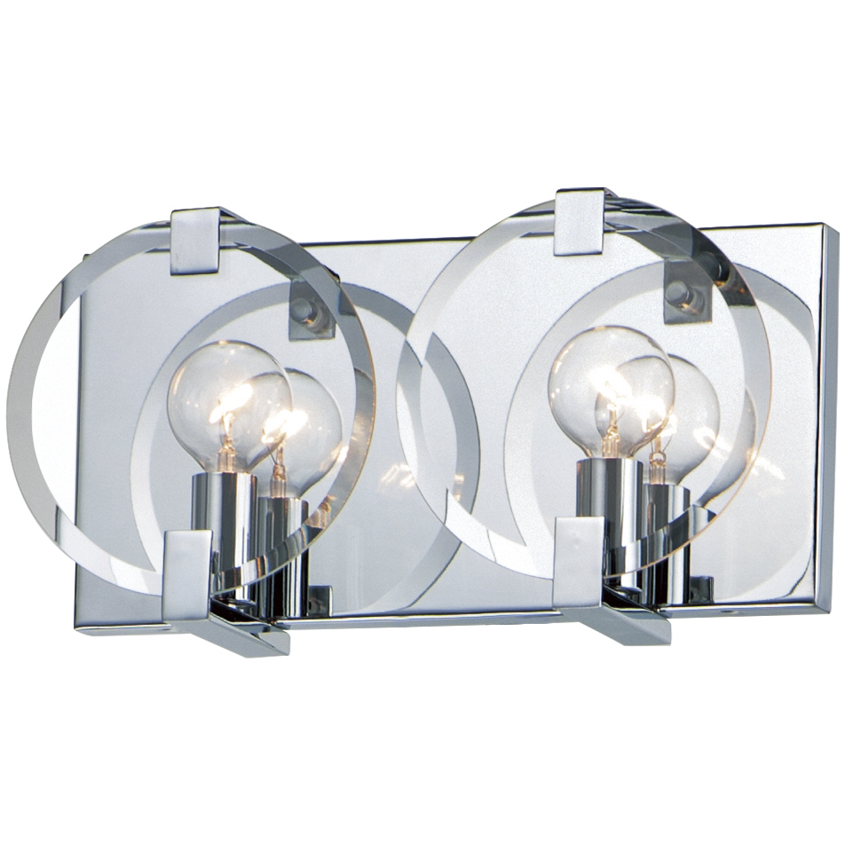 Looking Glass 2 Light 12.25 inch Polished Chrome ADA Wall Sconce Wall Light