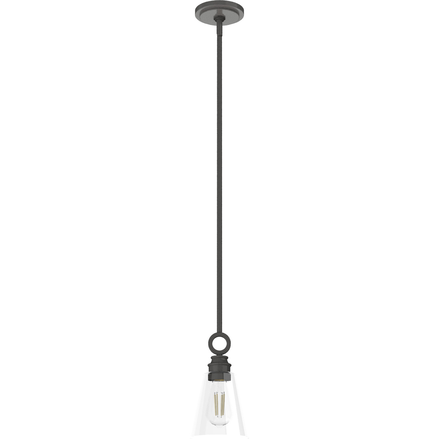 Klein 1 Light 5.75 inch Noble Bronze Pendant Ceiling Light