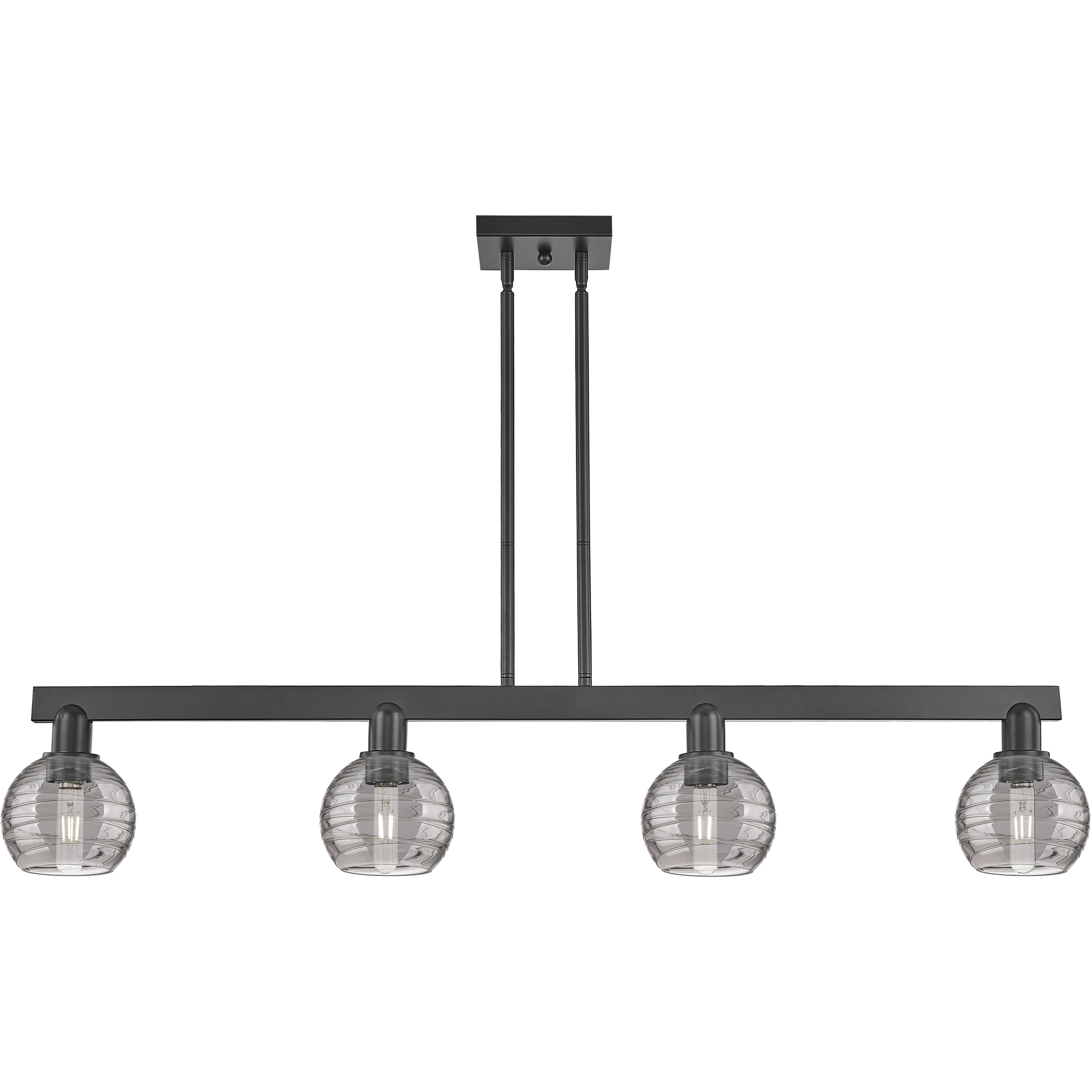 Downtown Urban Athens Deco Swirl Island Light Ceiling Light