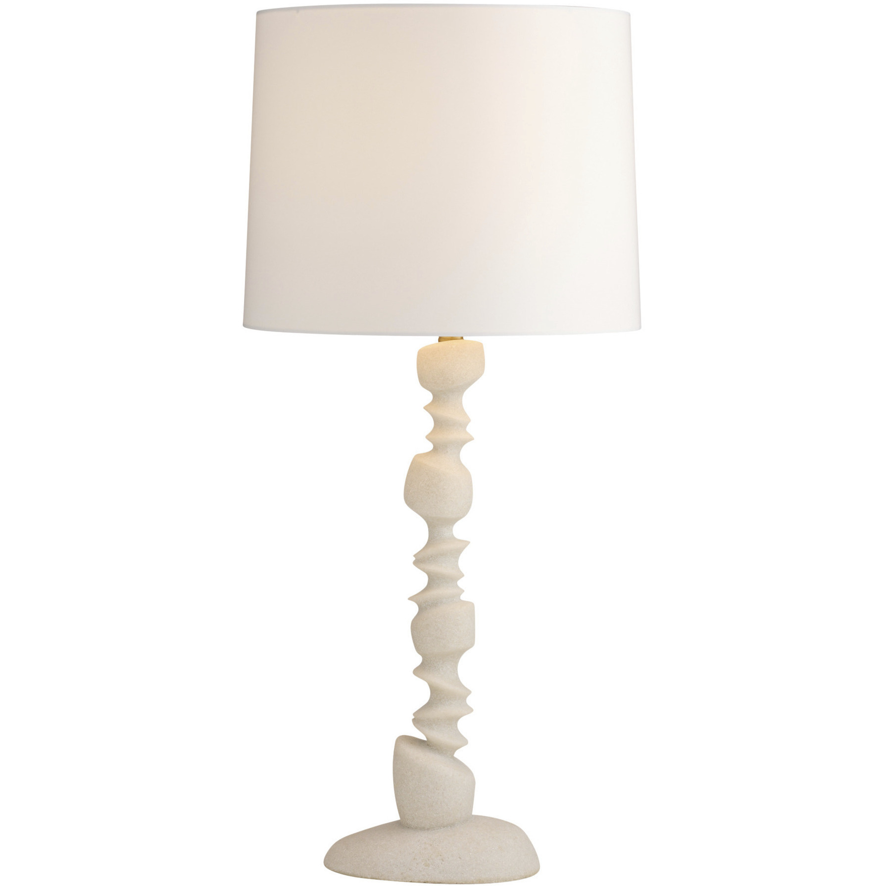 Kashmir 33.5 inch 150.00 watt Ivory and Antique Brass Table Lamp Portable Light
