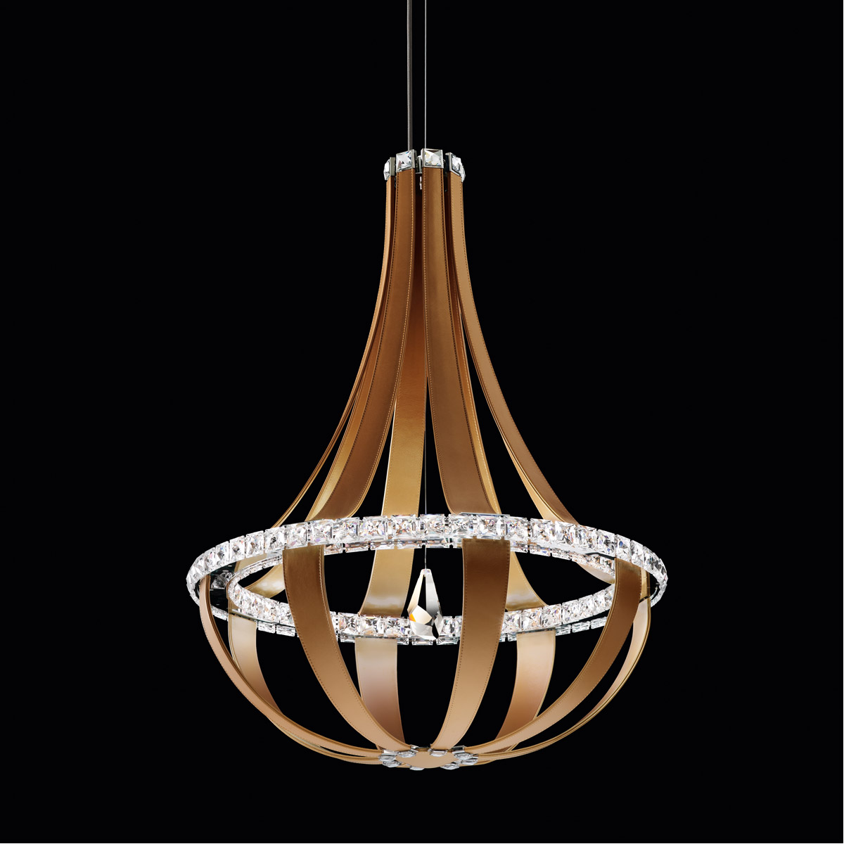 Crystal Empire LED LED Iceberg Pendant Ceiling Light in Swarovski