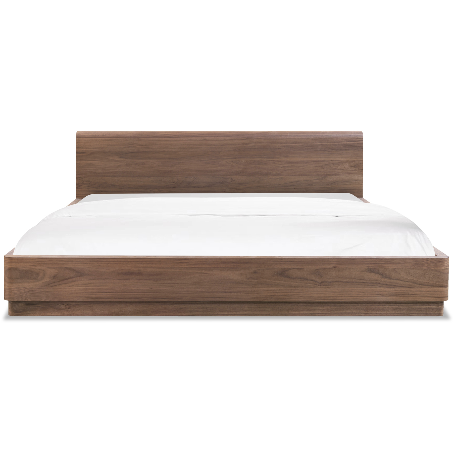 Round Off Brown Bed, King