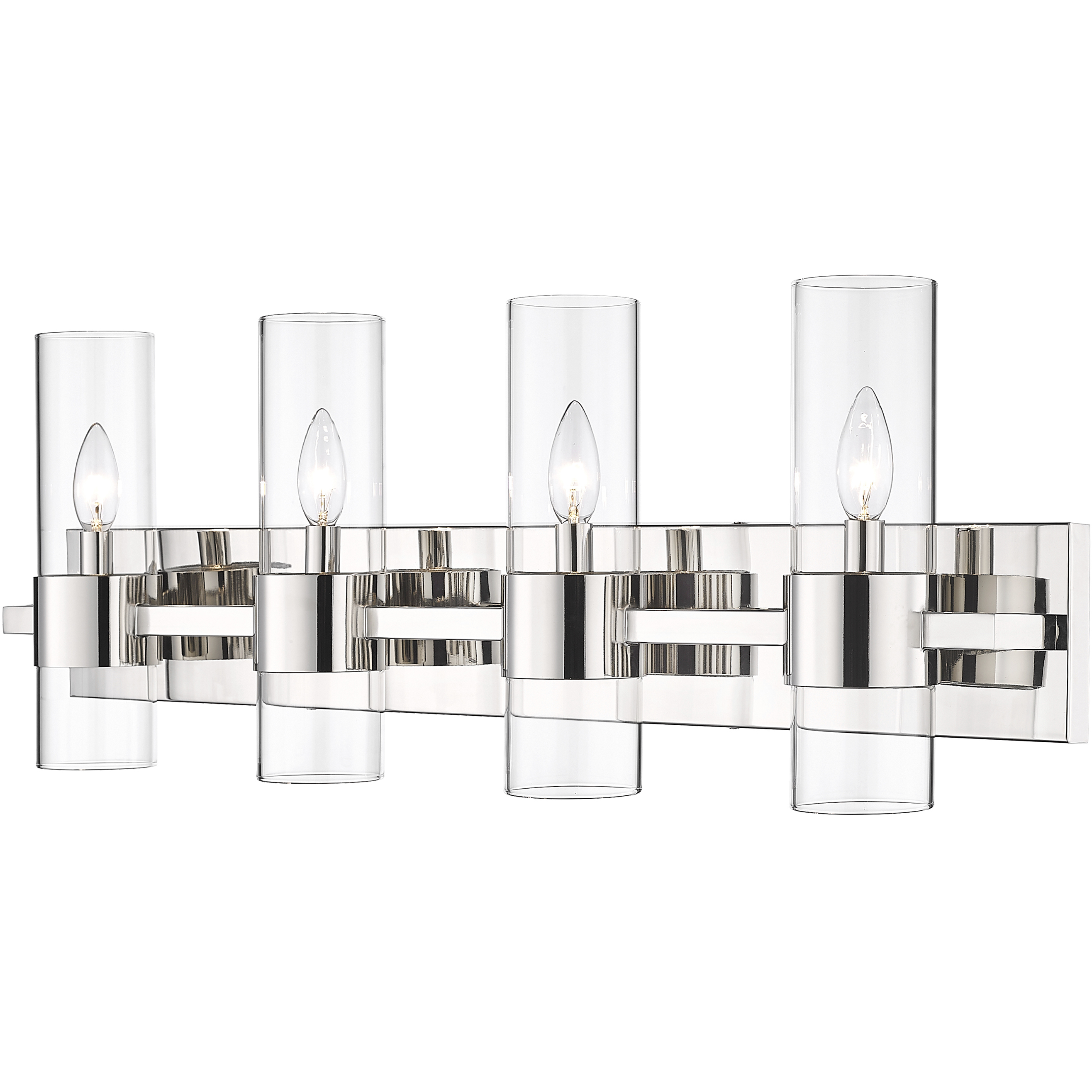 Lawson 4 Light 32 inch Polished Nickel Vanity Wall Light