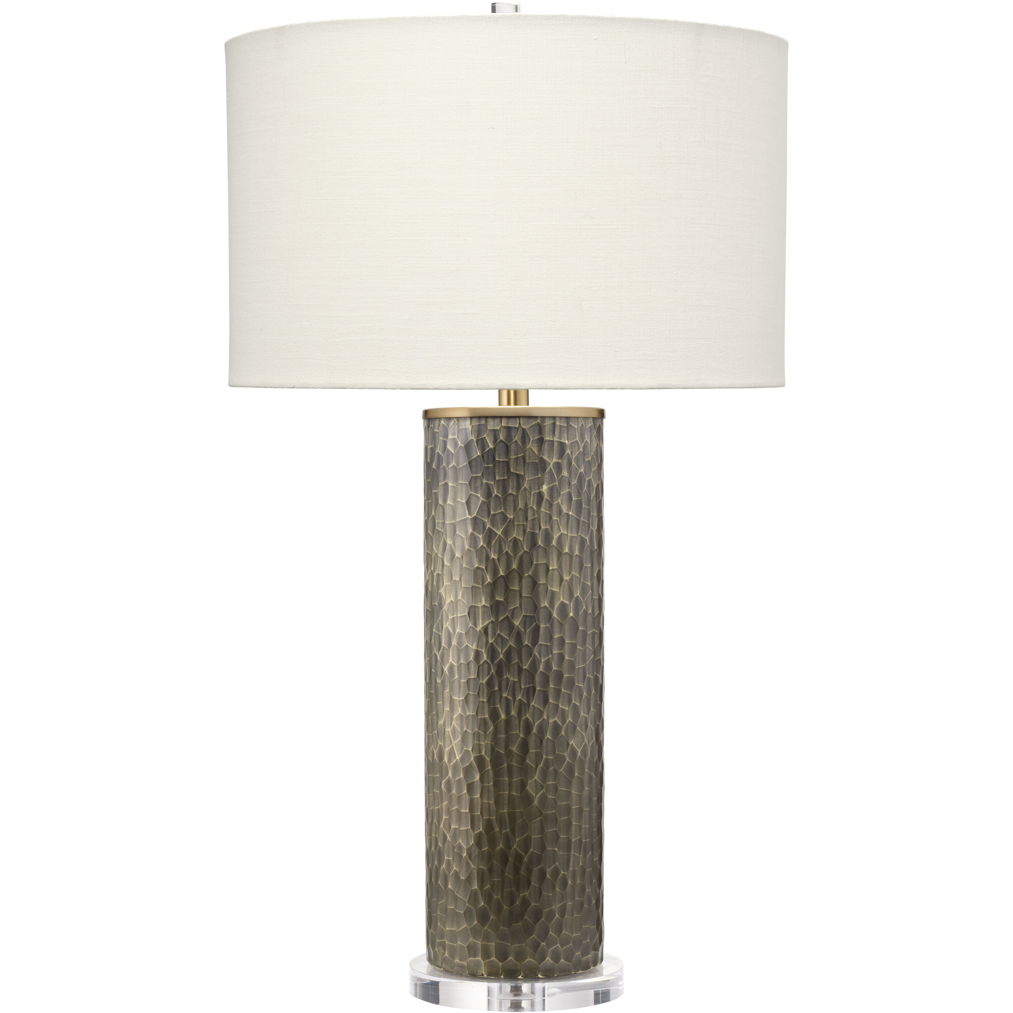 Viper 30.5 inch 150 watt Truffle Etched Table Lamp Portable Light, Inline